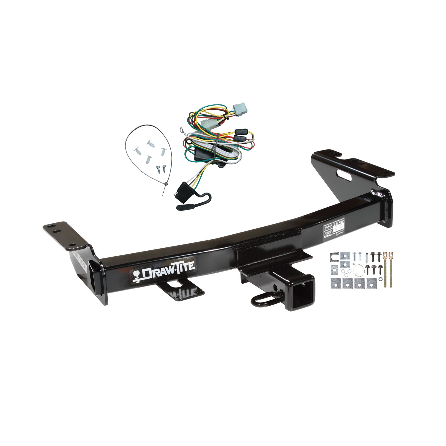 1997-2004 Oldsmobile Silhouette Draw-tite Class 3 Trailer Hitch, 2 Inch Square Receiver Bundle w/ Plug-n-Play T-One Wiring Harness thumbnail 0
