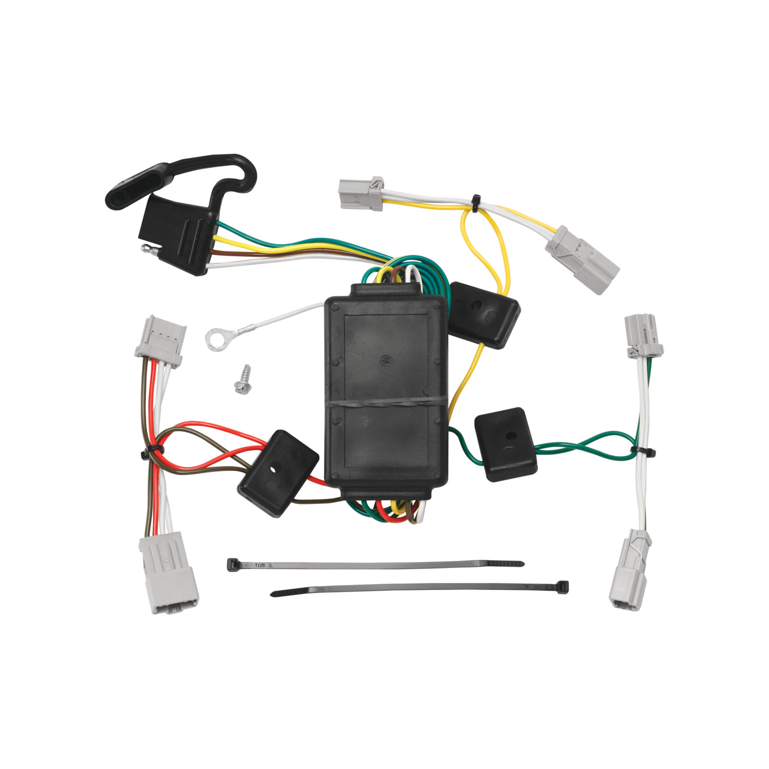 2008-2012 Honda Accord Coupe Draw-tite Class 1 Trailer Hitch, 1-1/4 Inch Square Receiver Bundle w/ Plug-n-Play T-One Wiring Harness thumbnail 1