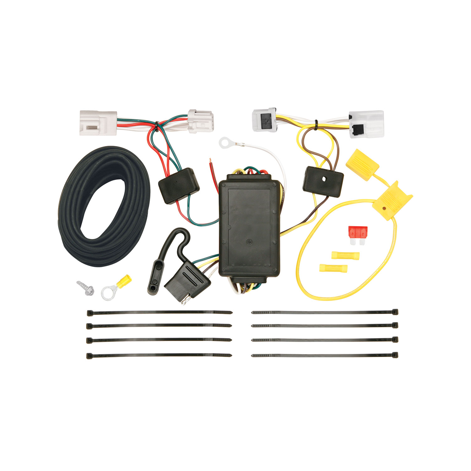 2009-2013 Infiniti G37 Sedan Draw-tite Class 1 Trailer Hitch, 1-1/4 Inch Square Receiver Bundle w/ Plug-n-Play T-One Wiring Harness thumbnail 1