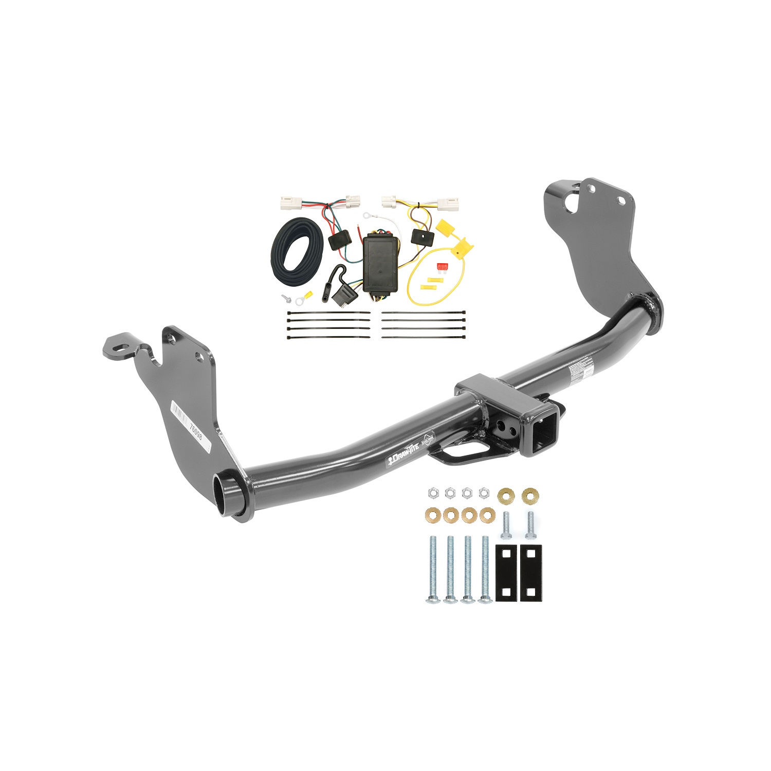 2011-2024 Mitsubishi RVR (Canada Only)Draw-Tite Class 3 Trailer Hitch, 2 Inch Square Receiver Bundle w/ Plug-n-Play T-One Wiring Harness thumbnail 0