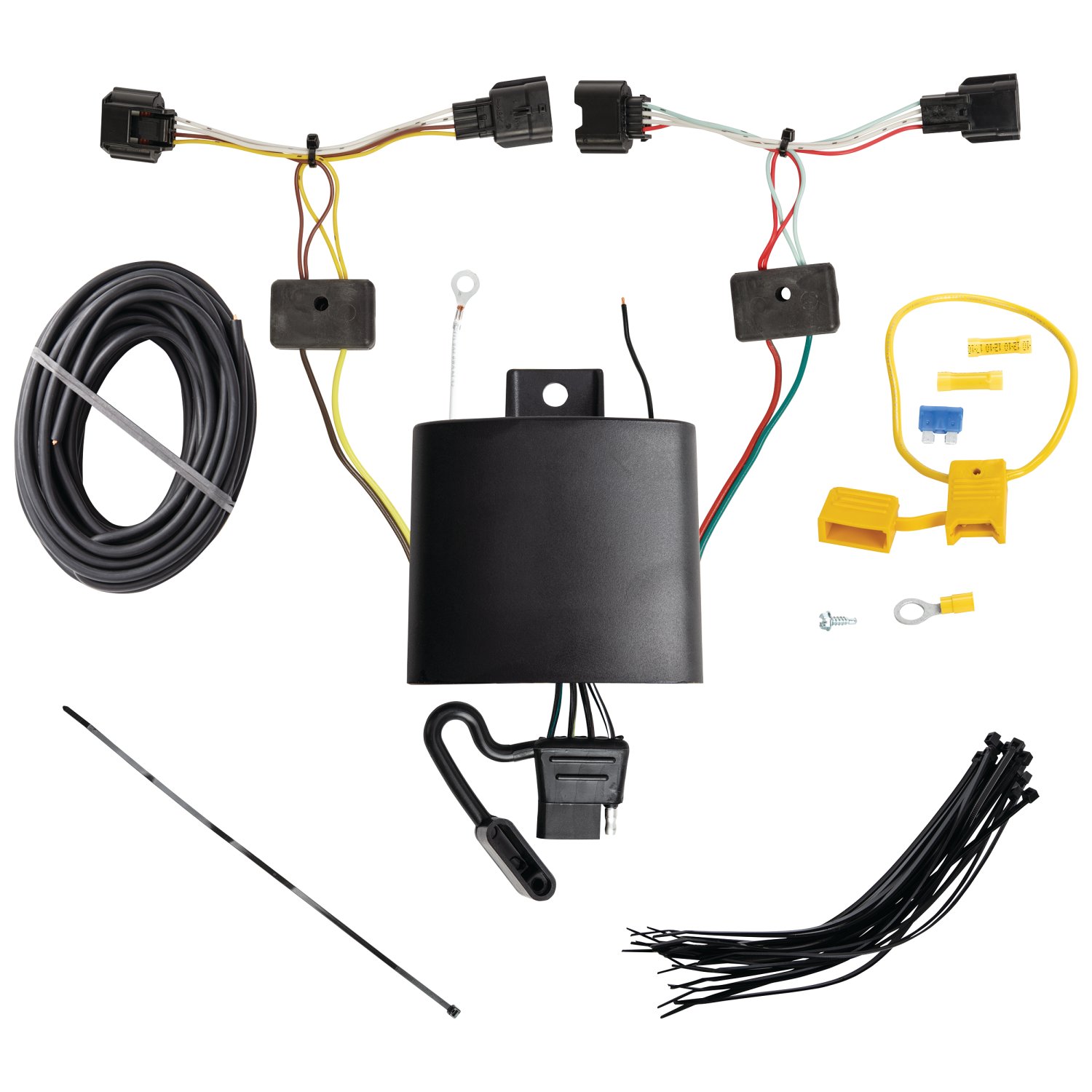 2020-2023 Nissan Rogue Sport Draw-tite Class 3 Trailer Hitch, 2 Inch Square Receiver Bundle w/ Plug-n-Play T-One Wiring Harness thumbnail 1