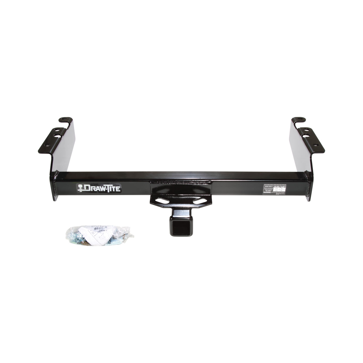 1995-2002 Dodge Ram 2500 Draw-tite Class 3 Trailer Hitch, 2 Inch Square Receiver Bundle w/ Plug-n-Play T-One Wiring Harness thumbnail 7