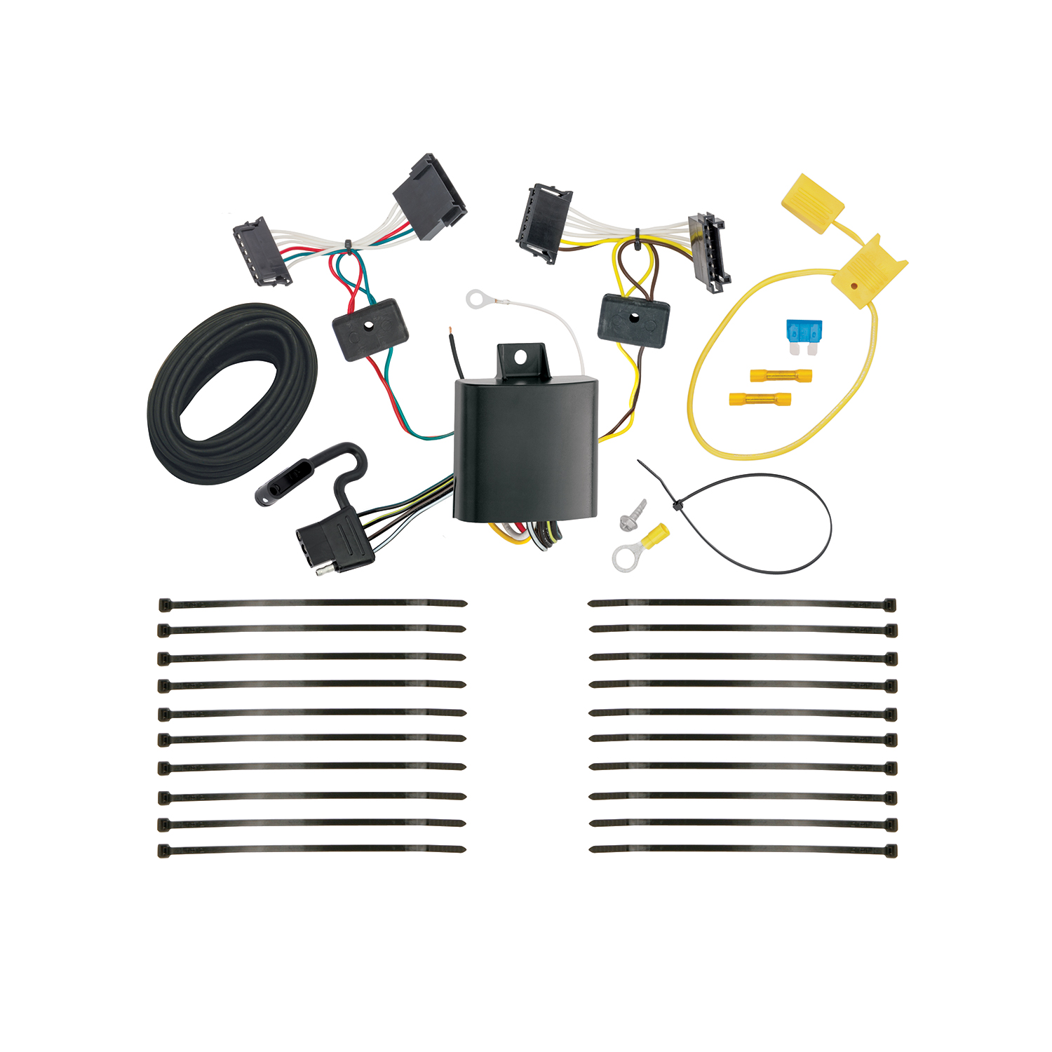2010-2013 Freightliner Sprinter 2500 Except w/Factory Step Bumper Draw-tite Class 4 Trailer Hitch, 2 Inch Square Receiver Bundle w/ Plug-n-Play T-One Wiring Harness thumbnail 1