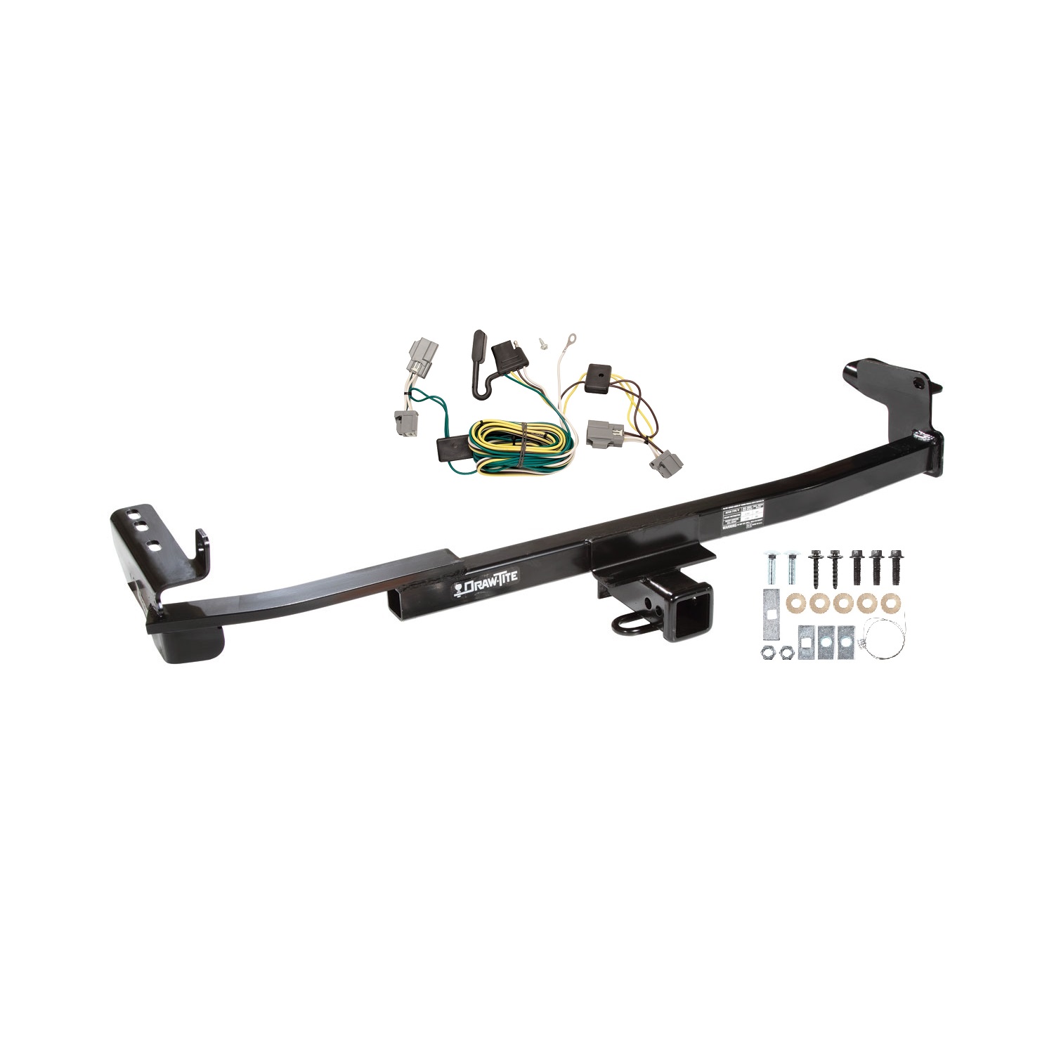 2005-2007 Ford Freestyle Draw-tite Class 3 Trailer Hitch, 2 Inch Square Receiver Bundle w/ Plug-n-Play T-One Wiring Harness thumbnail 0