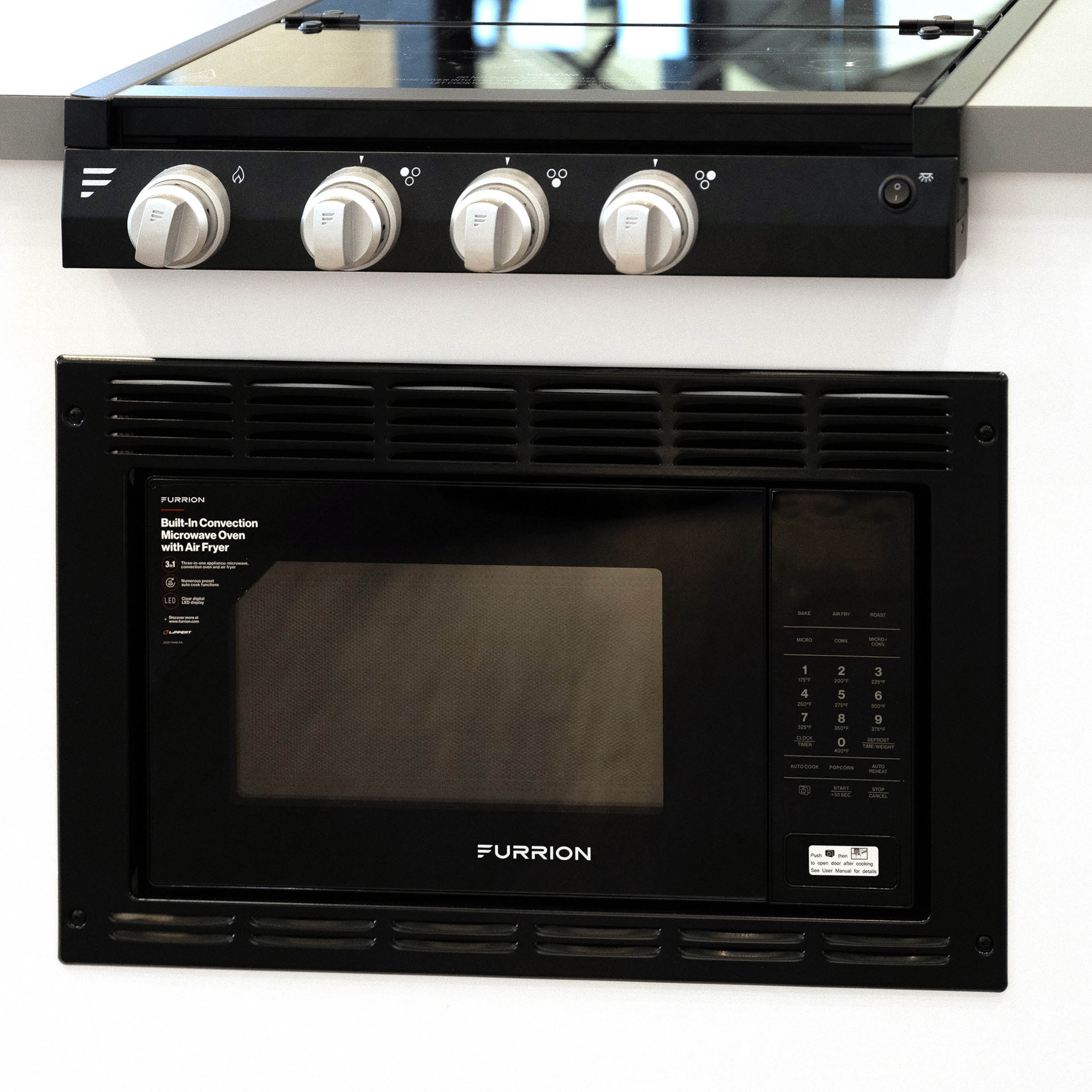 Furrion Trim Kit for 1.1 cu. ft. Microwave Oven with Built-in Air Fryer - Stainless Steel #2024001708 thumbnail 7