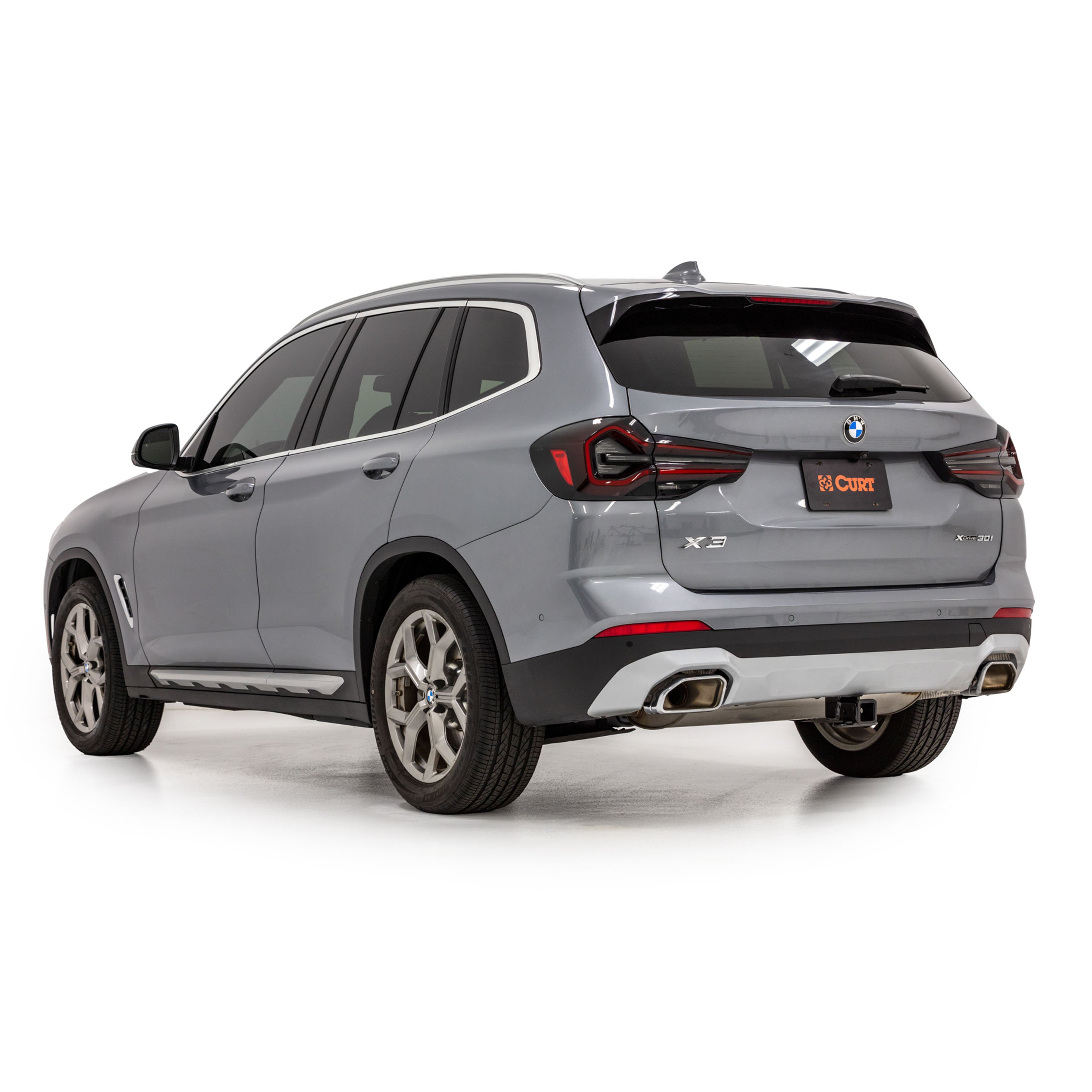 2011 - 2021 BMW X3 Curt 2", Class 3 Trailer Tow Hitch + 4-flat Wiring Kit 13578 thumbnail 4