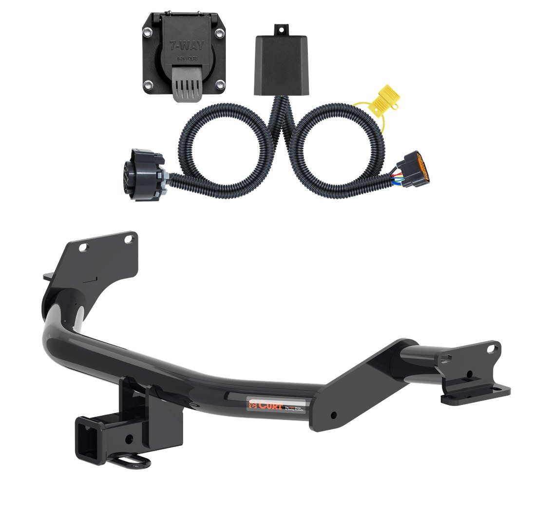 2020 - 2022 Kia Telluride Curt 2", Class 3 Trailer Tow Hitch + 7-way Wiring Kit 13420 thumbnail 0