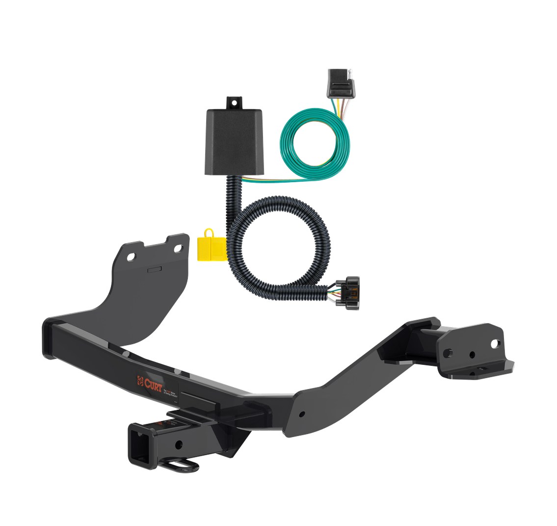 2022 - 2024 Hyundai Santa Cruz Curt 2", Class 3 Trailer Tow Hitch + 4-flat Wiring Kit 13486 thumbnail 0