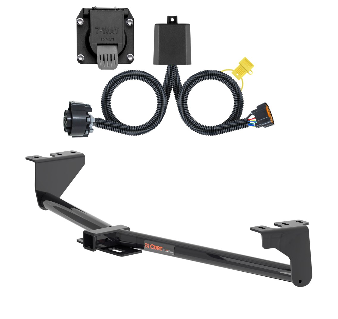 2022 - 2026 Kia Carnival Curt 2", Class 3 Trailer Tow Hitch + 7-way Wiring Kit 13478 thumbnail 0