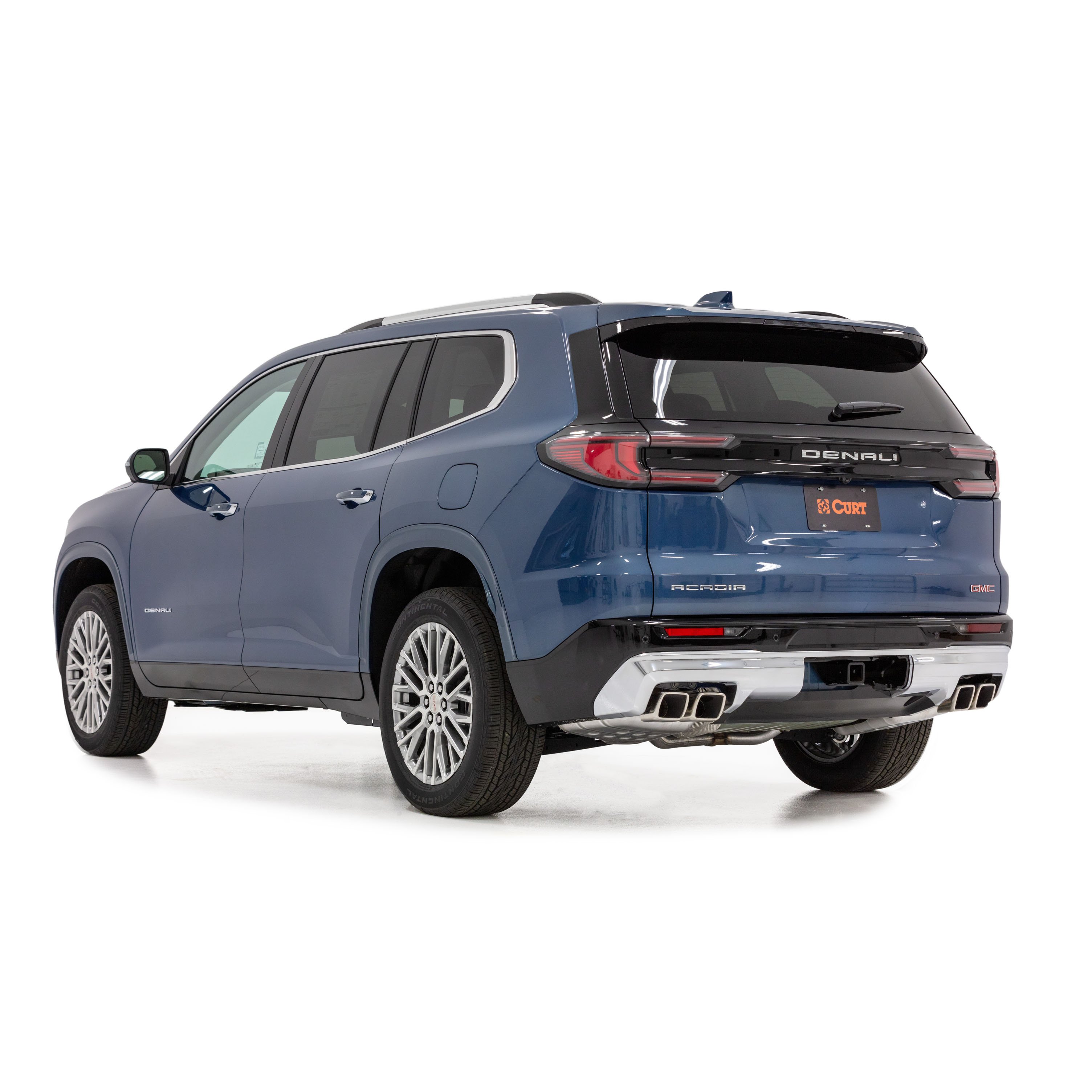 2025 - 2026 Buick Enclave Curt 2" Class 3 Trailer Tow Hitch + 5-Flat Wiring Kit Tow Boat/Utility Trailer with Surge Brakes 13614 thumbnail 4