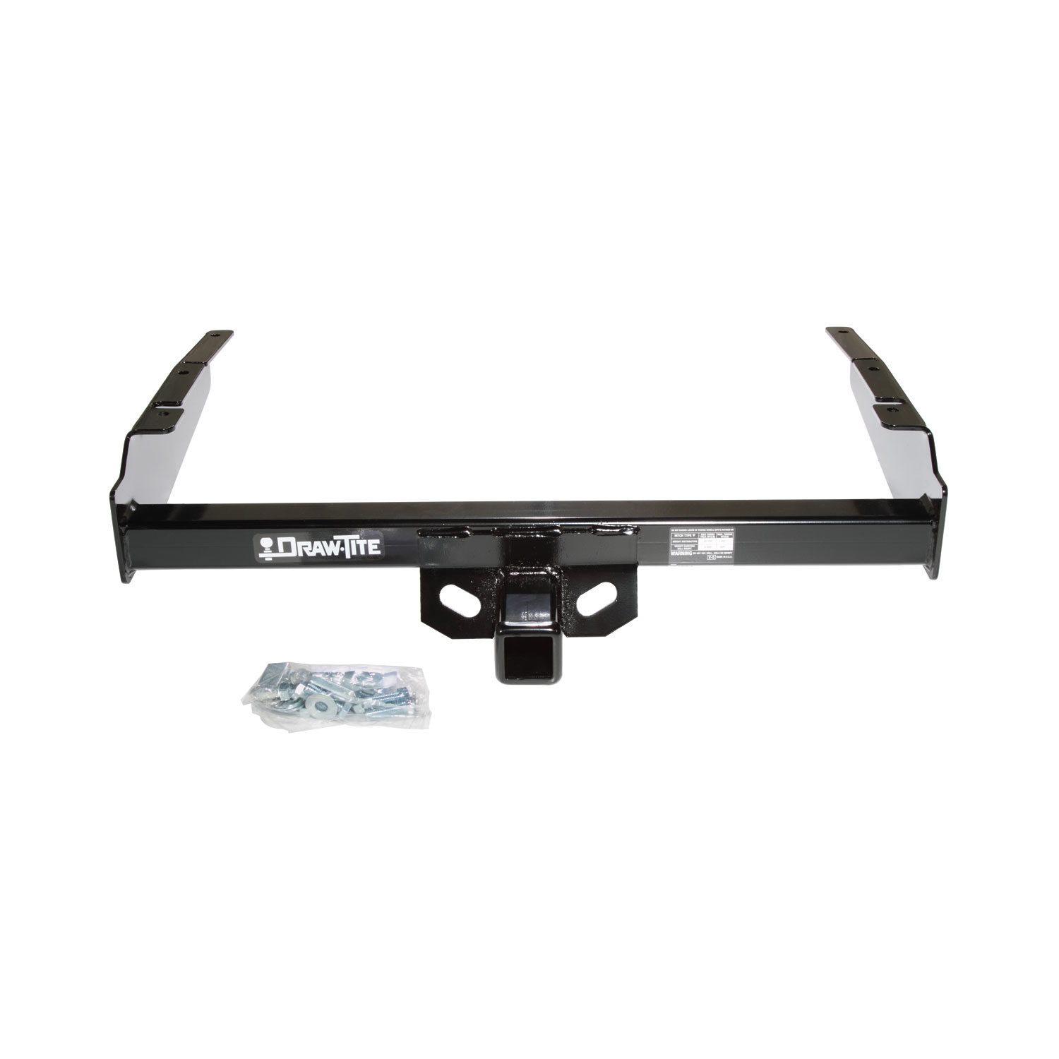 1994-1996 Ford F-150 Draw-tite Class 4 Trailer Hitch, 2 Inch Square Receiver Bundle w/ Plug-n-Play T-One Wiring Harness 41004 thumbnail 7