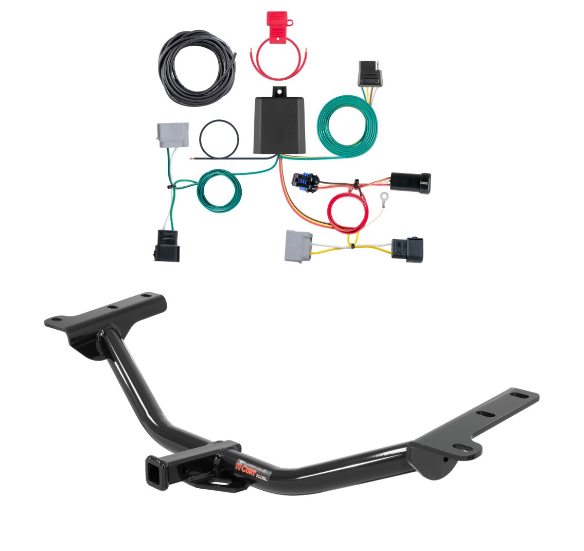 2011 - 2020 Dodge Journey Curt 1-1/4", Class 2 Trailer Tow Hitch + 4-flat Wiring Kit 12134 thumbnail 0