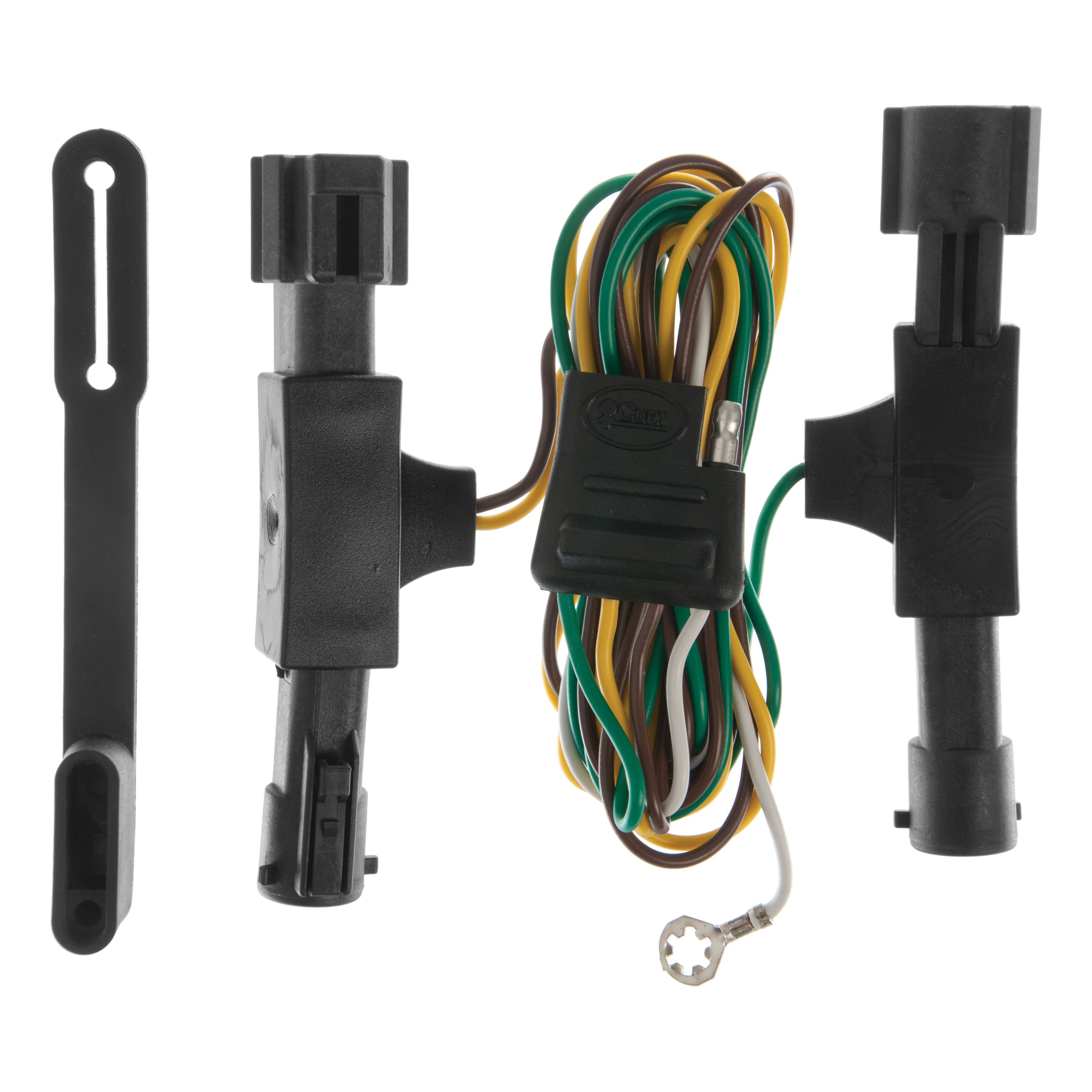 1992 - 1996 Ford Bronco Excluding factory receiver Curt 2", Class 4 Trailer Tow Hitch + 4-flat Wiring Kit 14001 thumbnail 1