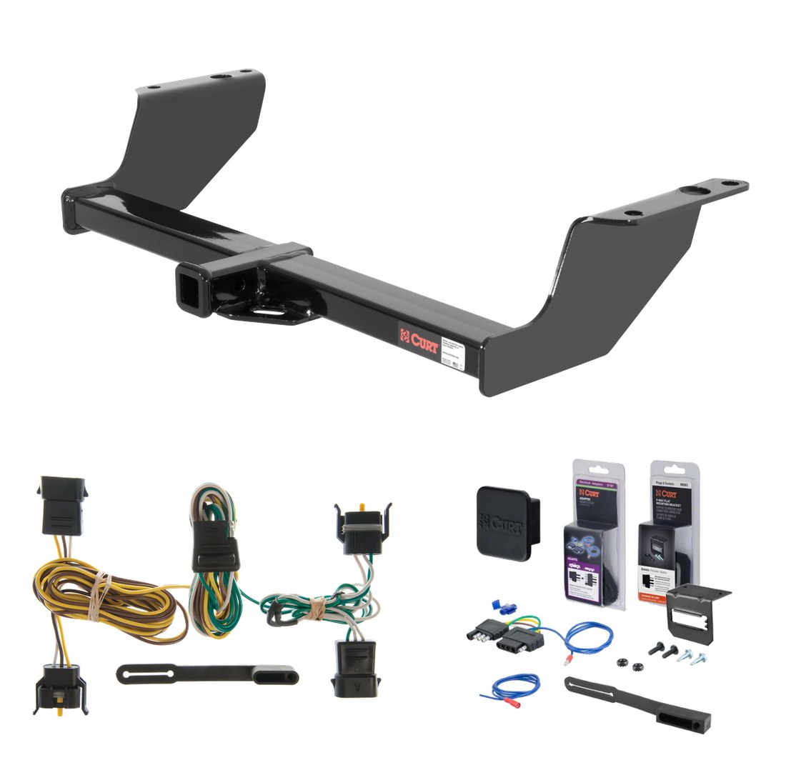 2000 - 2003 Ford Ranger 2000 - 2005 models are no drill Curt 1-1/4" Class 2 Trailer Tow Hitch + 5-Flat Wiring Kit Tow Boat/Utility Trailer with Surge Brakes 12012 thumbnail 0