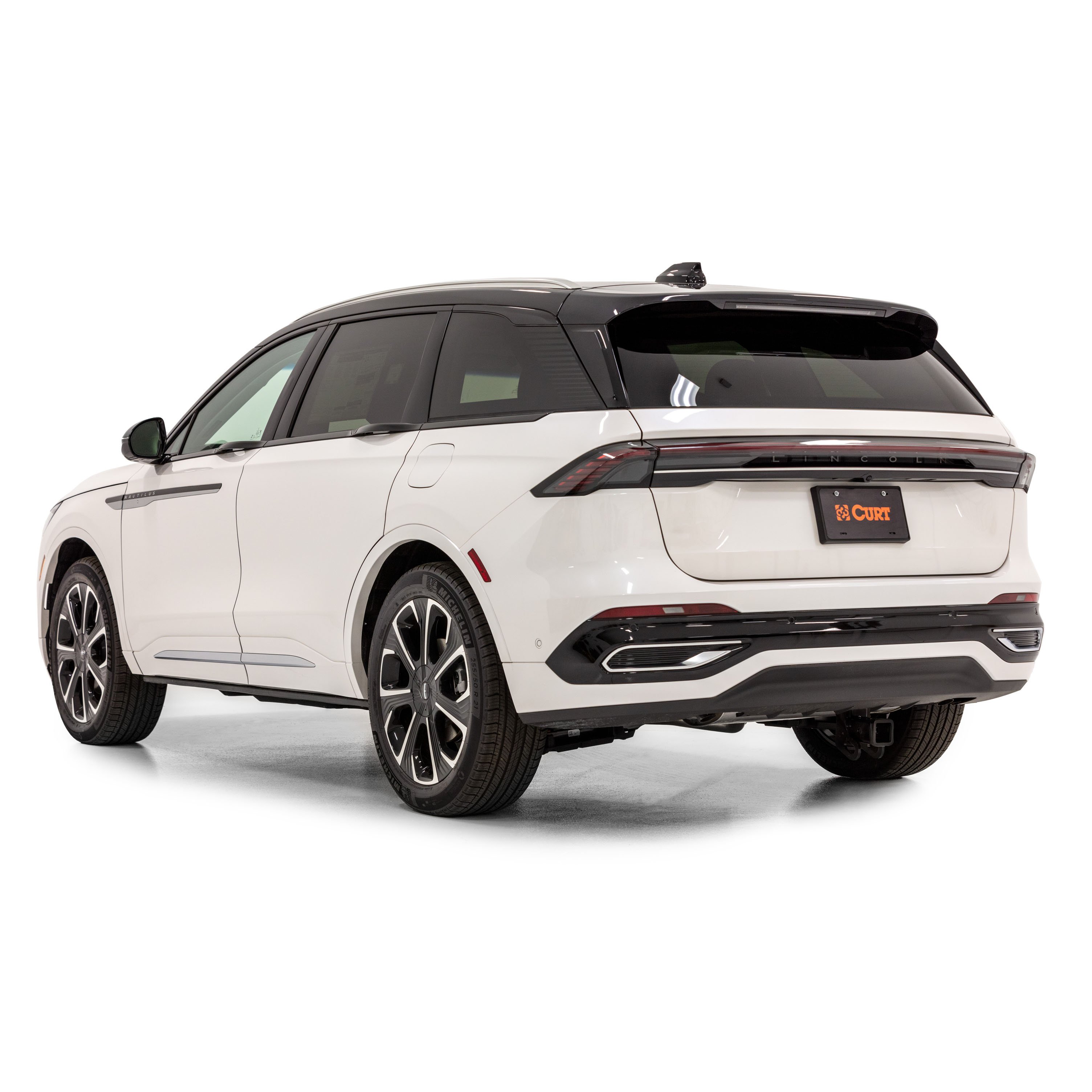 2024 - 2026 Lincoln Nautilus Curt 2" Class 3 Trailer Tow Hitch + 5-Flat Wiring Kit Tow Boat/Utility Trailer with Surge Brakes 13613 thumbnail 4