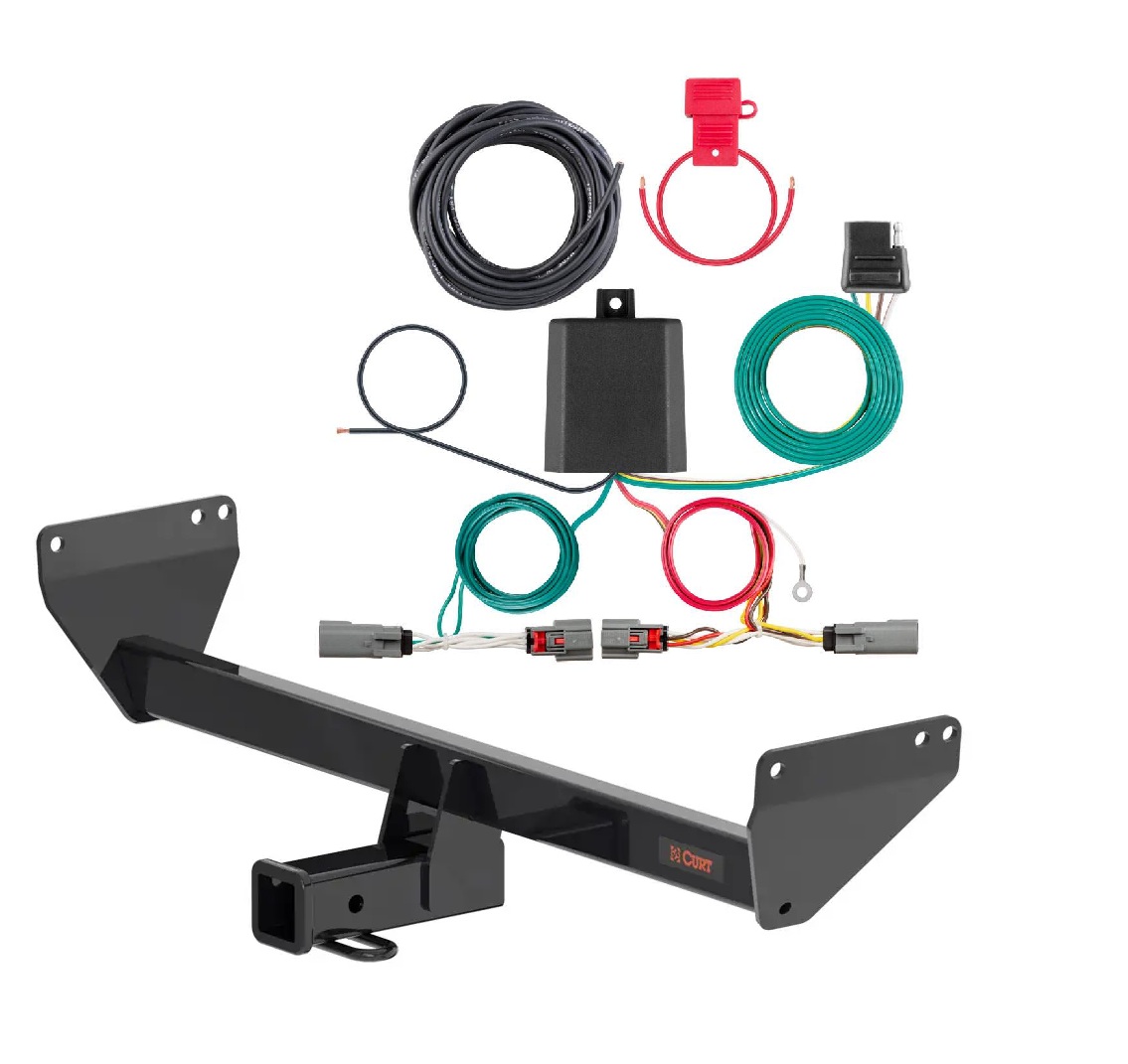 2023 - 2026 Mazda CX-50 Curt 2", Class 3 Trailer Tow Hitch + 4-flat Wiring Kit 13630 thumbnail 0