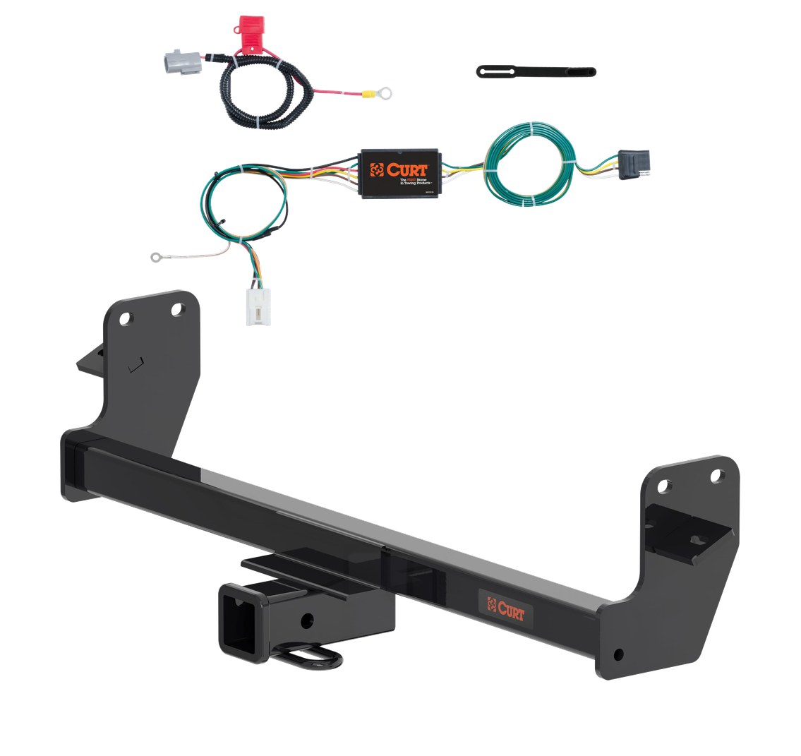 2022 - 2026 Mitsubishi Eclipse Cross Curt 2", Class 3 Trailer Tow Hitch + 4-flat Wiring Kit 13616 thumbnail 0