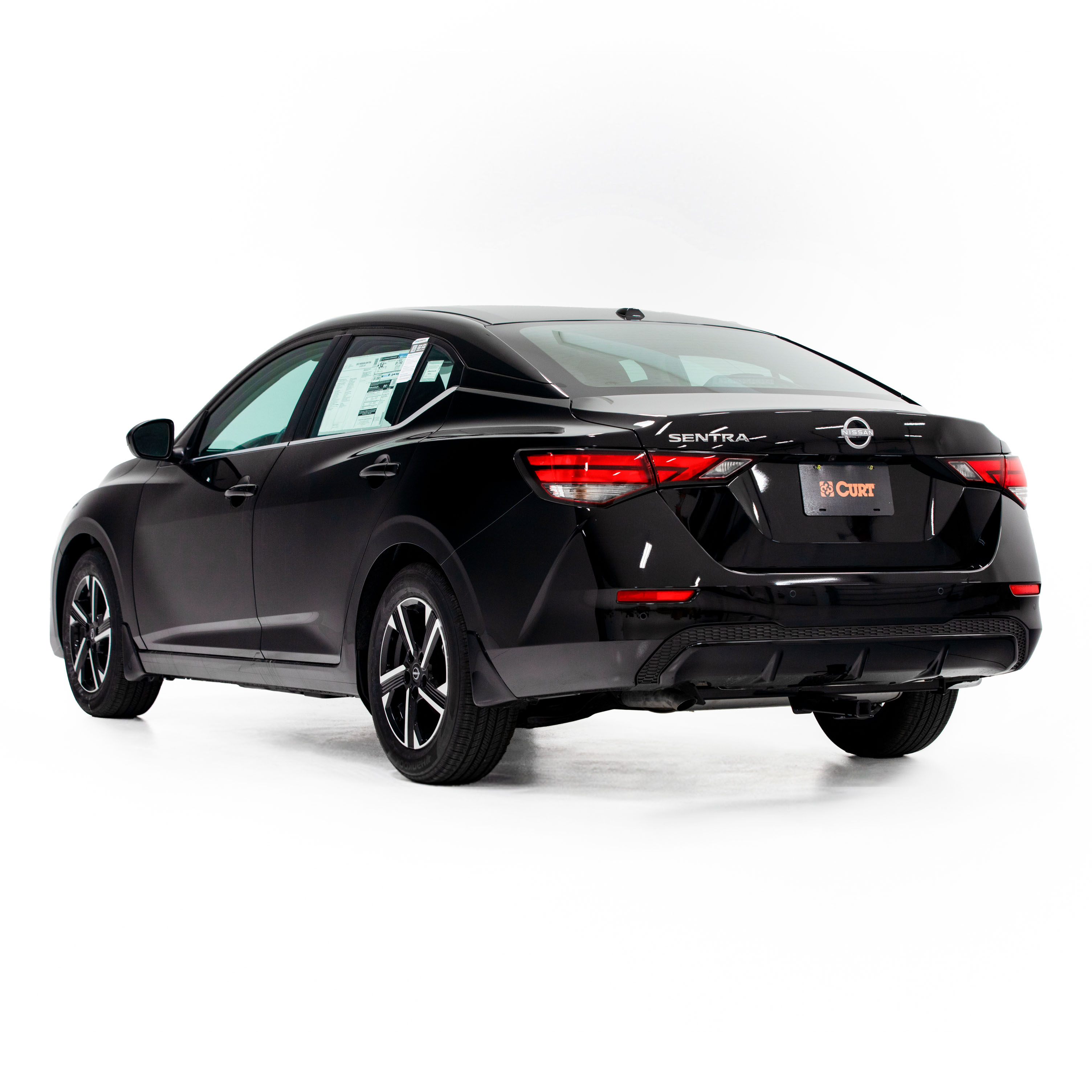 2020 - 2026 Nissan Sentra Excluding S Curt 1-1/4", Class 1 Trailer Tow Hitch + 4-flat Wiring Kit 11688 thumbnail 4