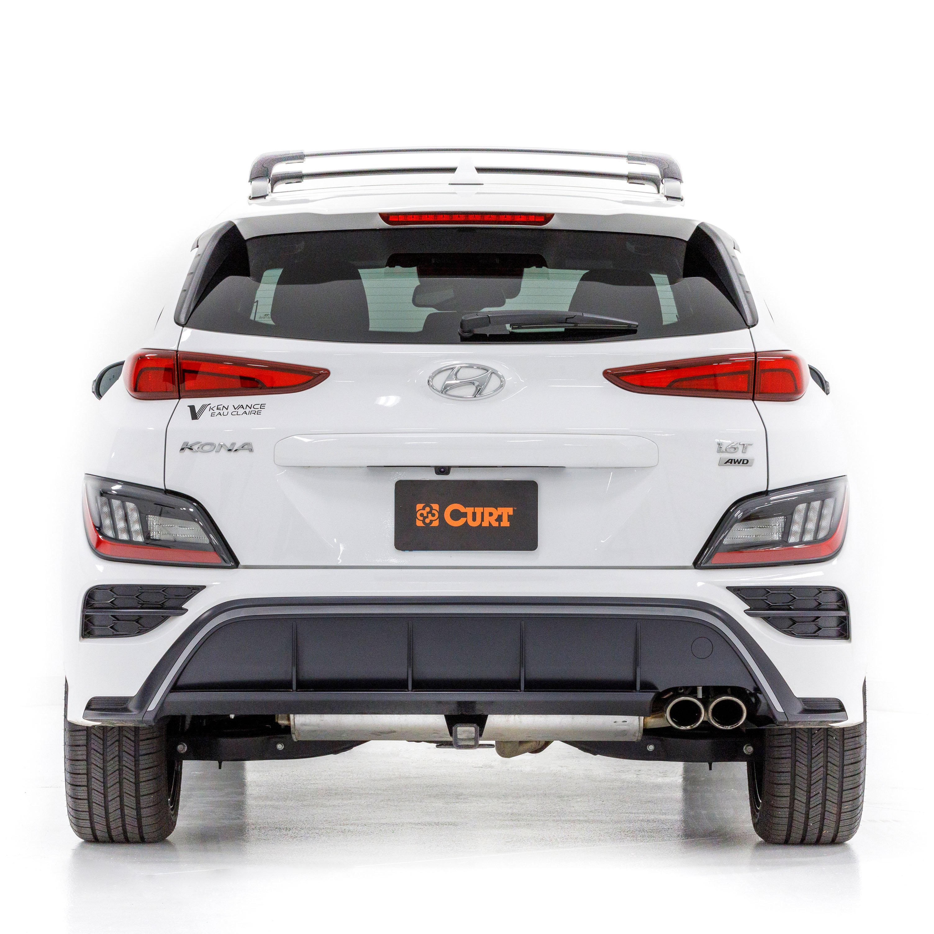 2018 - 2023 Hyundai Kona Curt 2", Class 3 Trailer Tow Hitch + 4-flat Wiring Kit 13610 thumbnail 8