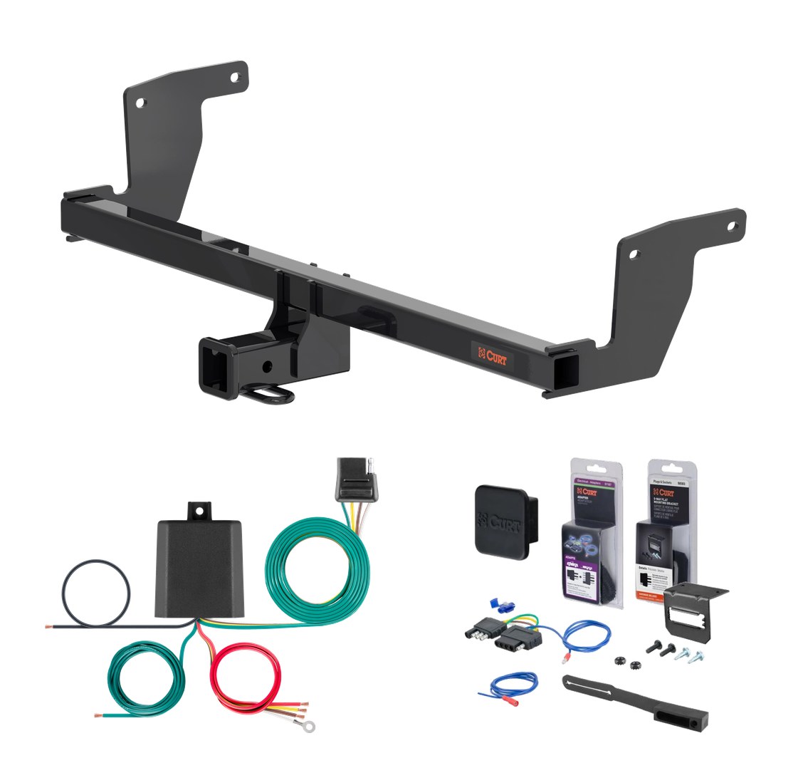 2025 - 2026 Toyota Crown Signia Curt 2" Class 3 Trailer Tow Hitch + 5-Flat Wiring Kit Tow Boat/Utility Trailer with Surge Brakes 13631 thumbnail 0