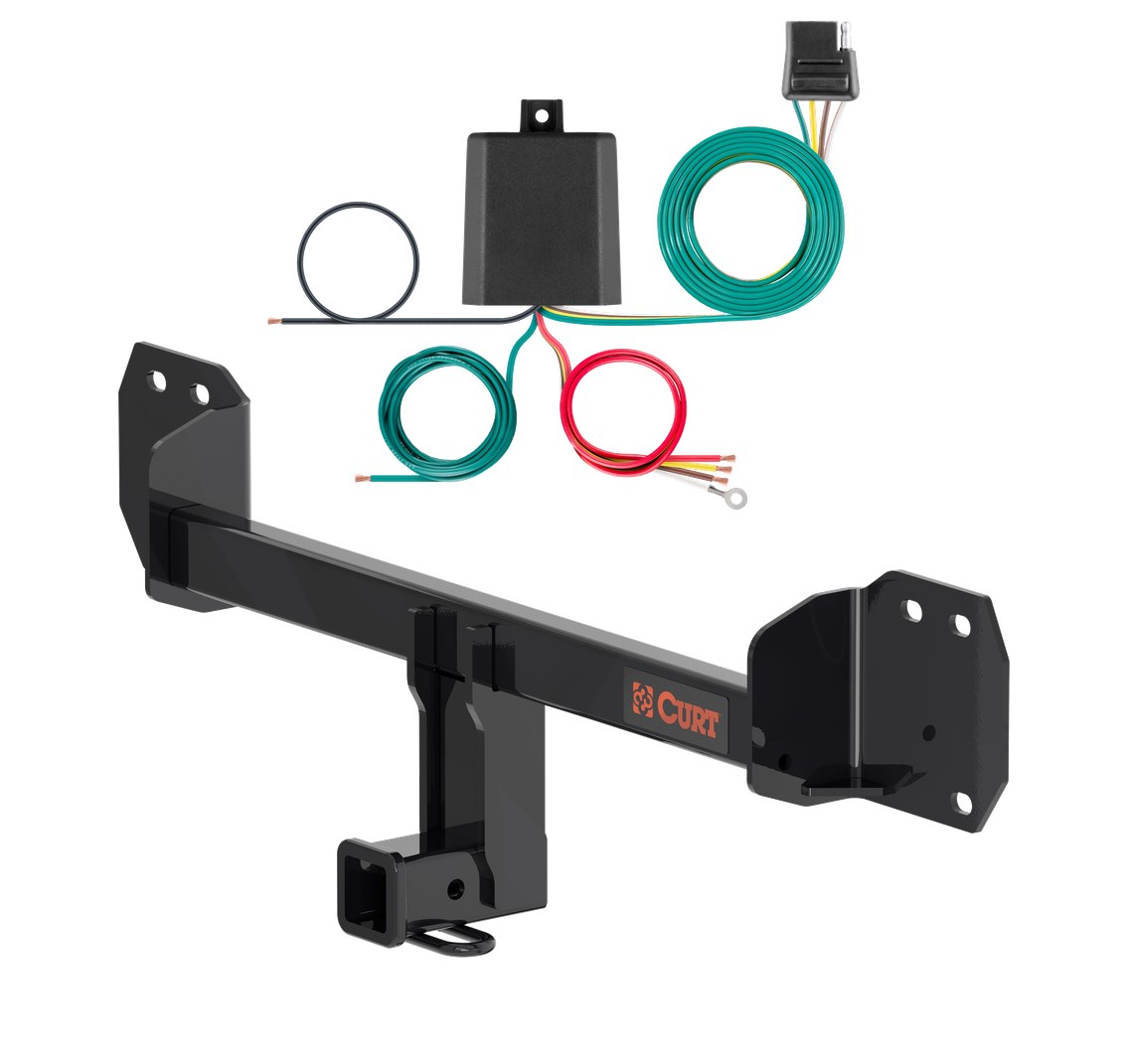 2019 - 2020 Volvo XC40 Curt 2", Class 3 Trailer Tow Hitch + 4-flat Wiring Kit 13611 thumbnail 0