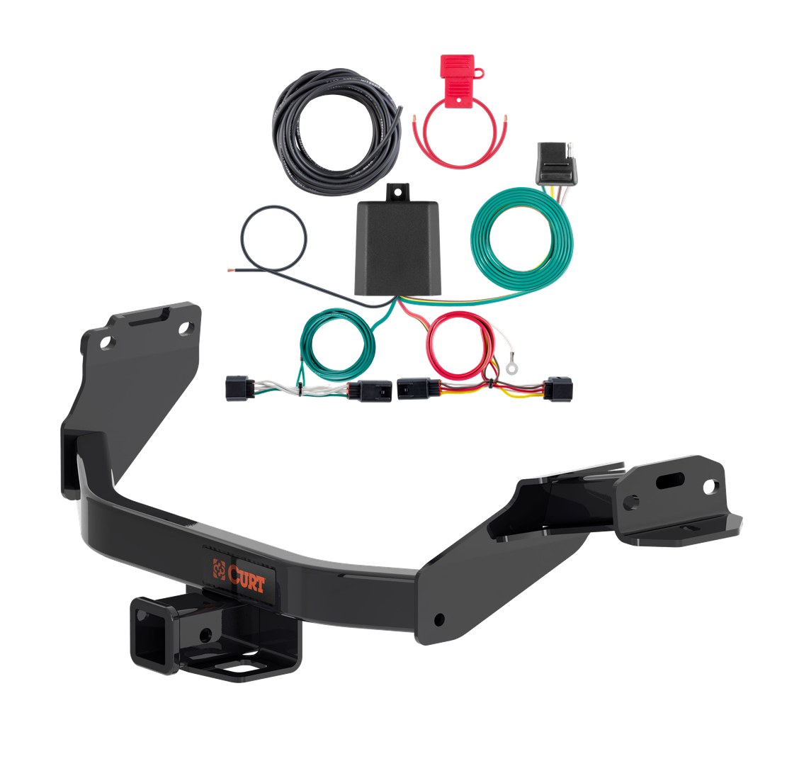 2021 - 2026 Kia Sorento Curt 2", Class 3 Trailer Tow Hitch + 4-flat Wiring Kit 13609 thumbnail 0