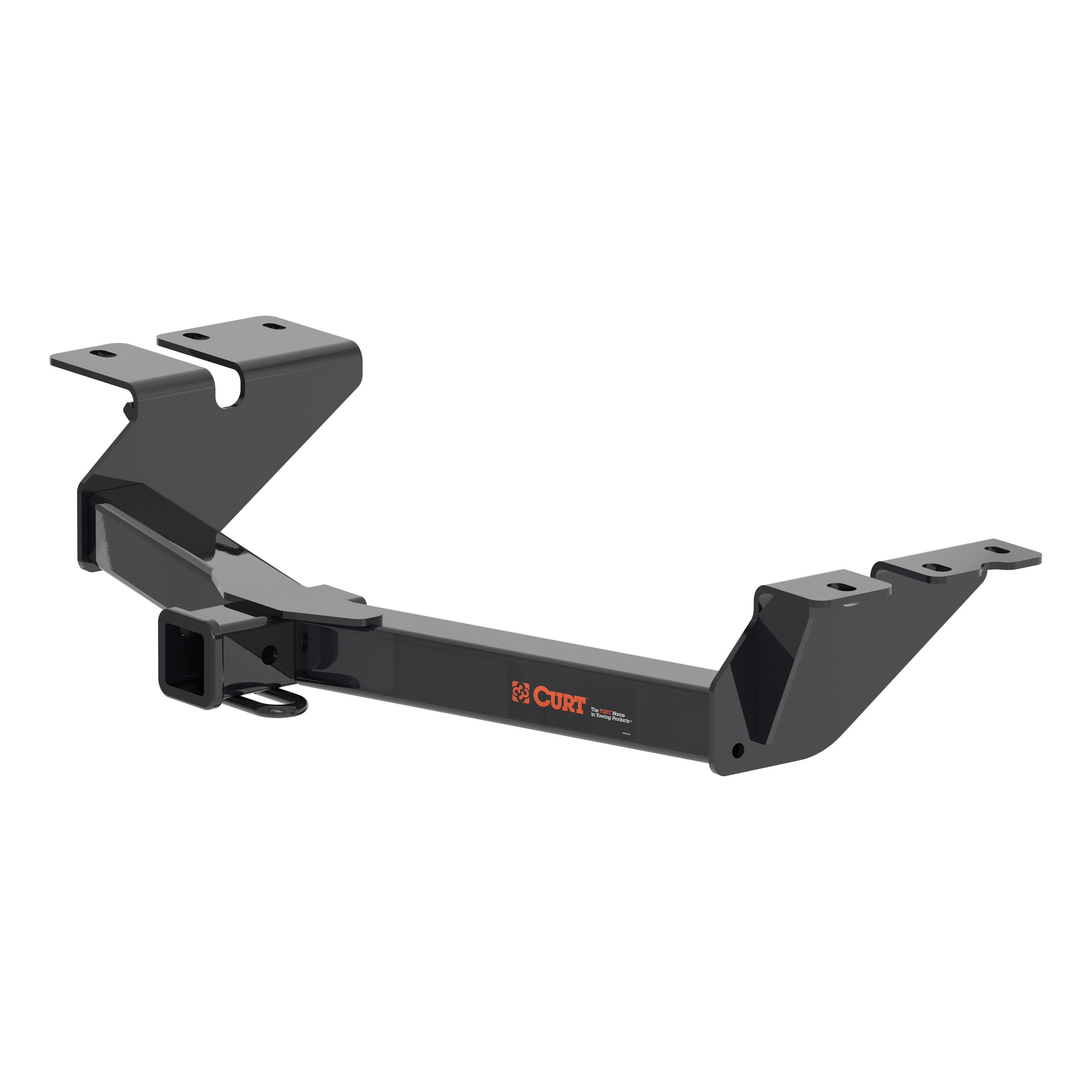 2022 - 2026 Ford Maverick Excluding factory receiver, Excluding LED Taillight Accent Curt 2", Class 3 Trailer Tow Hitch + 4-flat Wiring Kit 13504 thumbnail 2