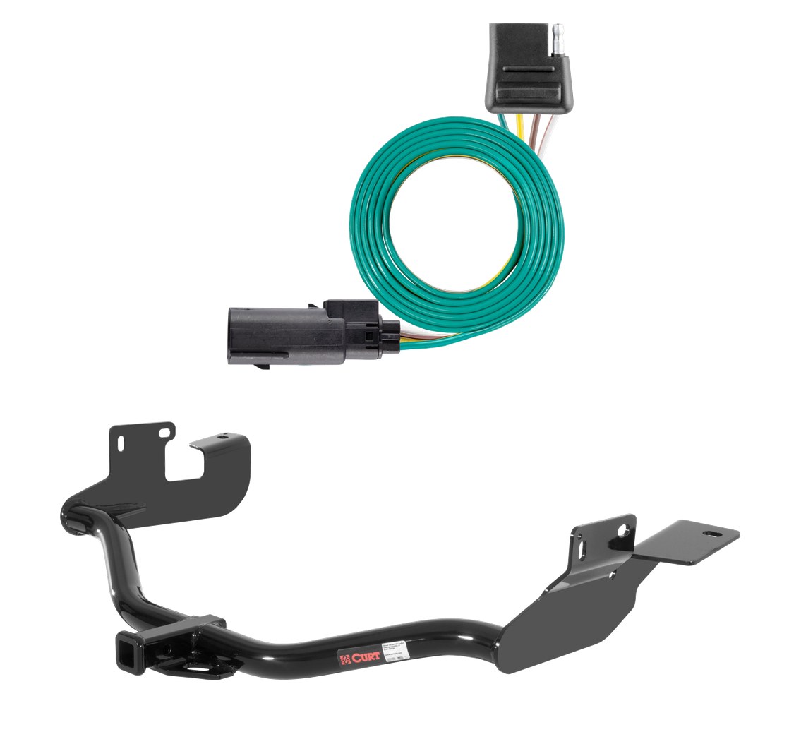 2008 - 2011 Mercury Mariner Without factory 1-1/4" receiver hitch Curt 1-1/4", Class 2 Trailer Tow Hitch + 4-flat Wiring Kit 12060 thumbnail 0