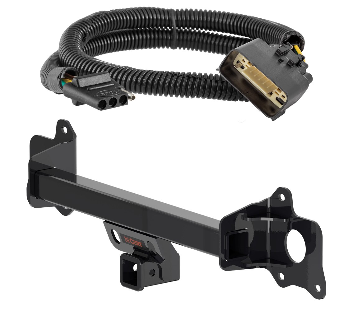 2020 - 2023 Tesla Y Curt 2", Class 3 Trailer Tow Hitch + 4-flat Wiring Kit 13598 thumbnail 0