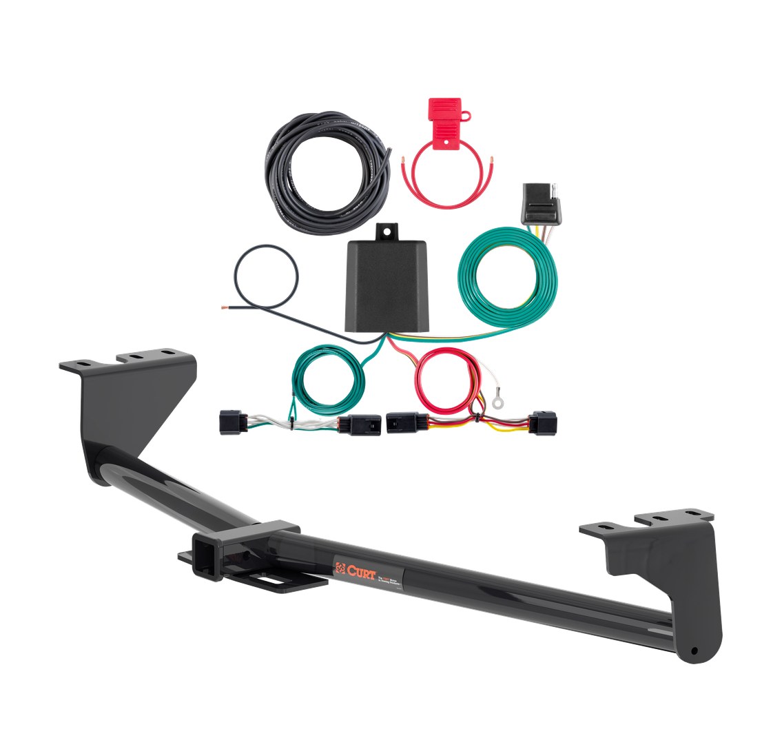 2025 - 2026 Kia Carnival Curt 2", Class 3 Trailer Tow Hitch + 4-flat Wiring Kit 13478 thumbnail 0