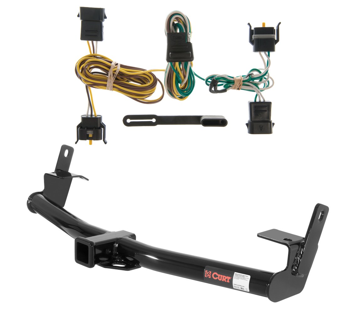 2001 - 2003 Ford Explorer Sport Curt 2", Class 3 Trailer Tow Hitch + 4-flat Wiring Kit 13540 thumbnail 0