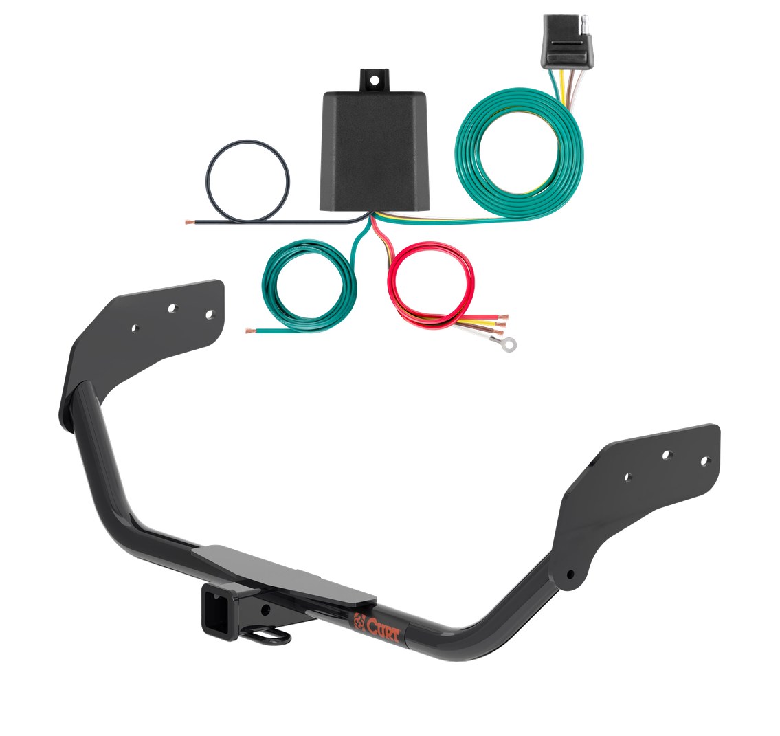 2022 - 2026 Genesis GV70 Curt 2", Class 3 Trailer Tow Hitch + 4-flat Wiring Kit 13640 thumbnail 0