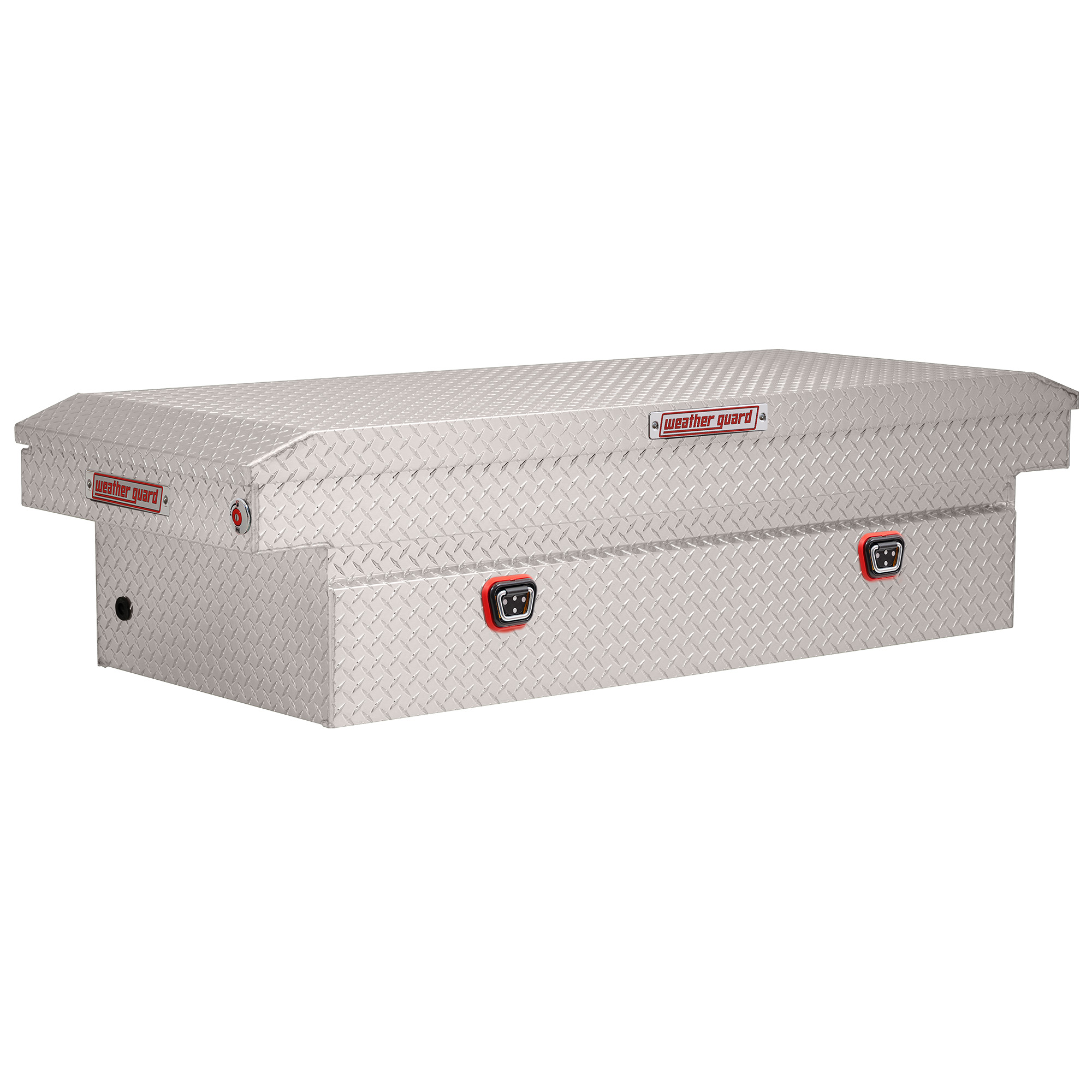 WEATHER GUARD 117-0-04 15.5 Cu Ft Aluminum Saddle Tool Box, Full Extra Wide, White, Tamper Resistant Lock thumbnail 9