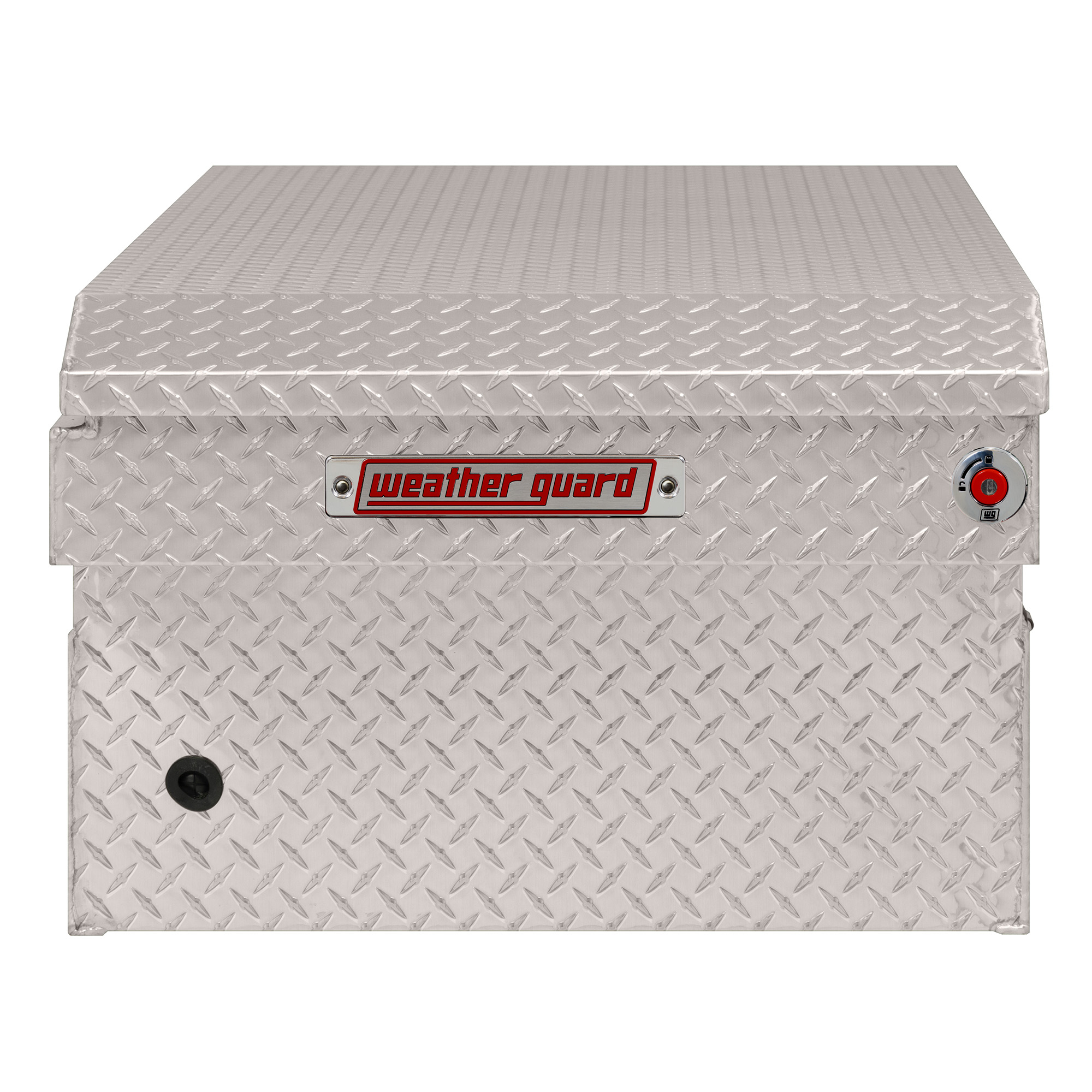 WEATHER GUARD 117-0-04 15.5 Cu Ft Aluminum Saddle Tool Box, Full Extra Wide, White, Tamper Resistant Lock thumbnail 11