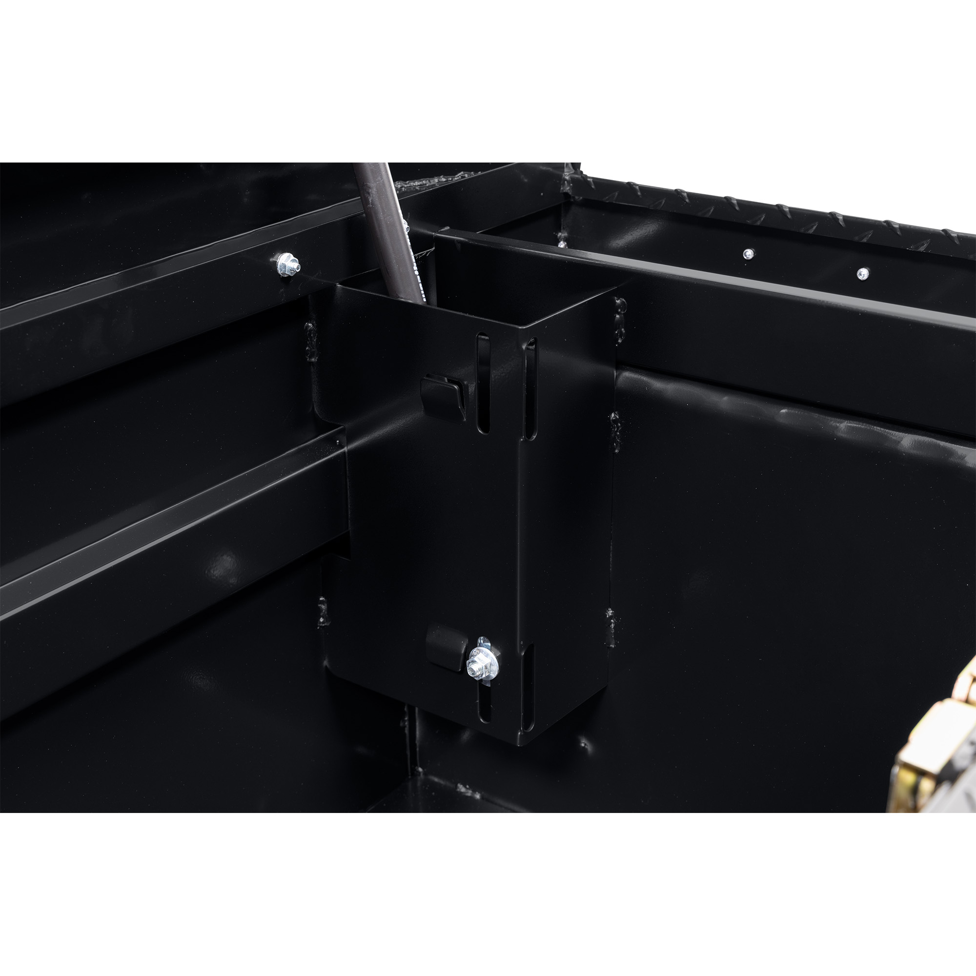 WEATHER GUARD 123-5-04 Aluminum Saddle Tool Box, 15 cu ft, Full Deep, Gloss Black, 1KEY Ultralock System thumbnail 3