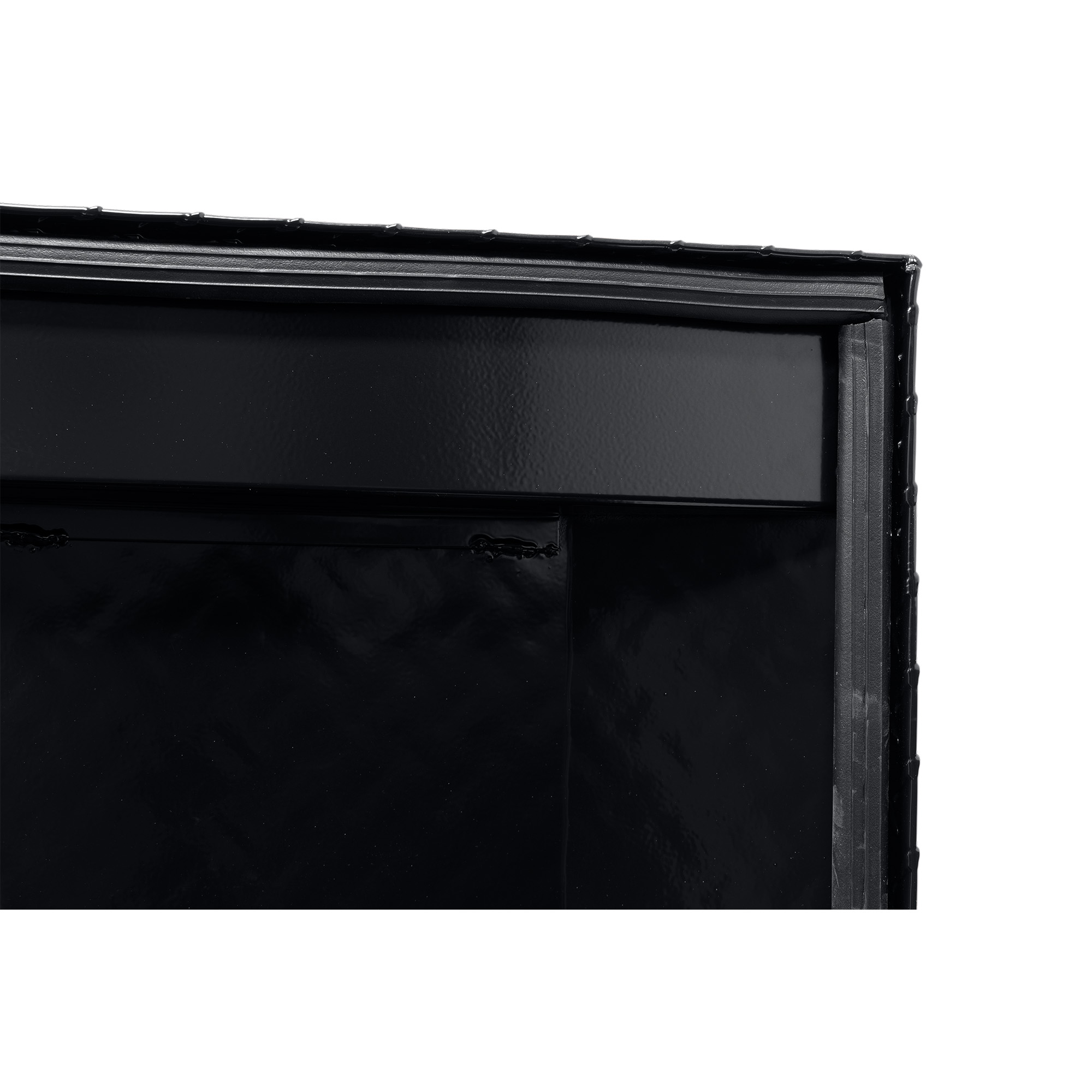 WEATHER GUARD 123-5-04 Aluminum Saddle Tool Box, 15 cu ft, Full Deep, Gloss Black, 1KEY Ultralock System thumbnail 8