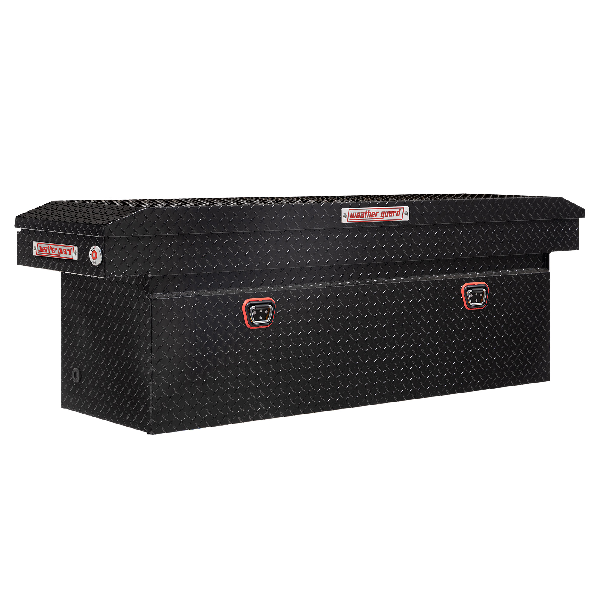 WEATHER GUARD 123-5-04 Aluminum Saddle Tool Box, 15 cu ft, Full Deep, Gloss Black, 1KEY Ultralock System thumbnail 9