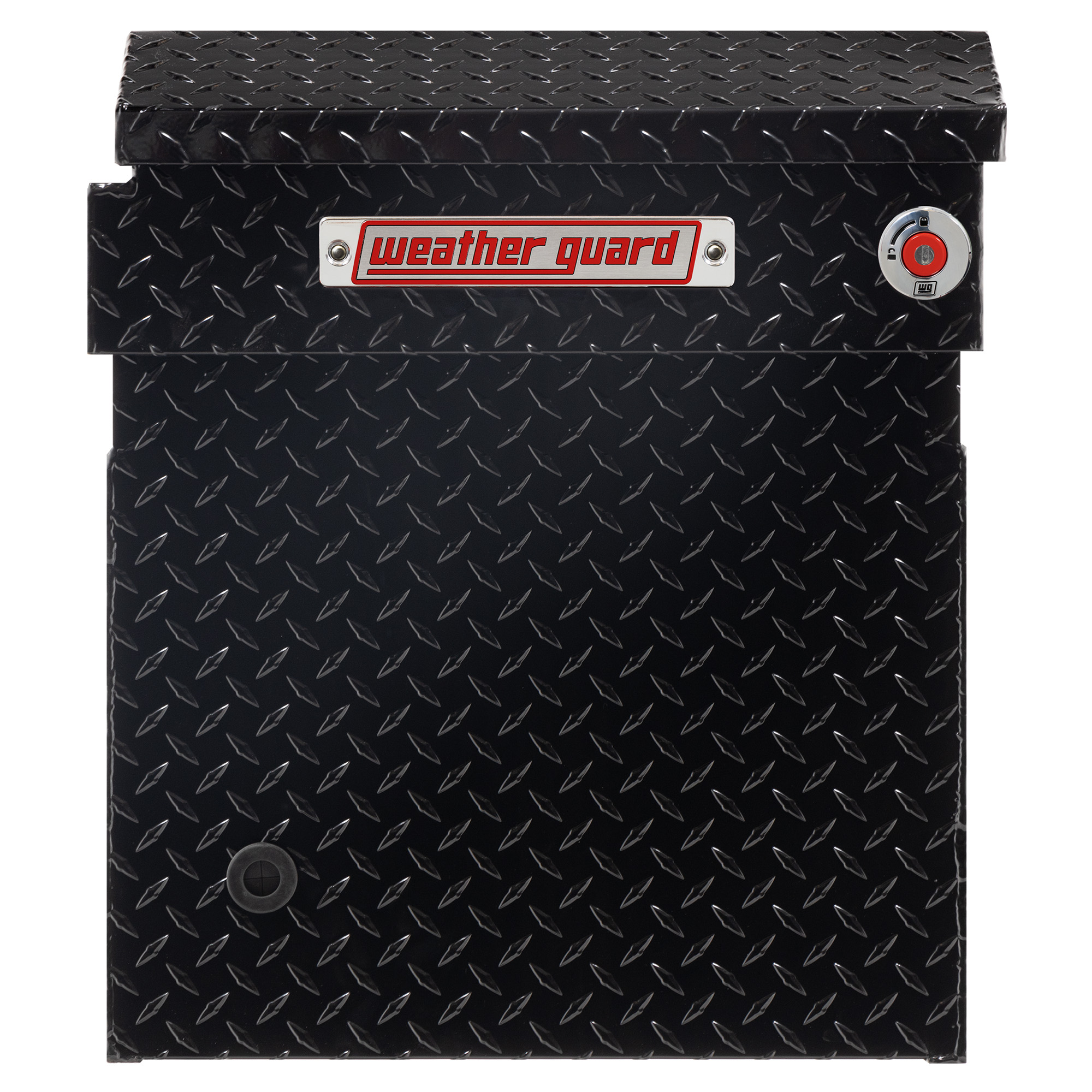 WEATHER GUARD 123-5-04 Aluminum Saddle Tool Box, 15 cu ft, Full Deep, Gloss Black, 1KEY Ultralock System thumbnail 11