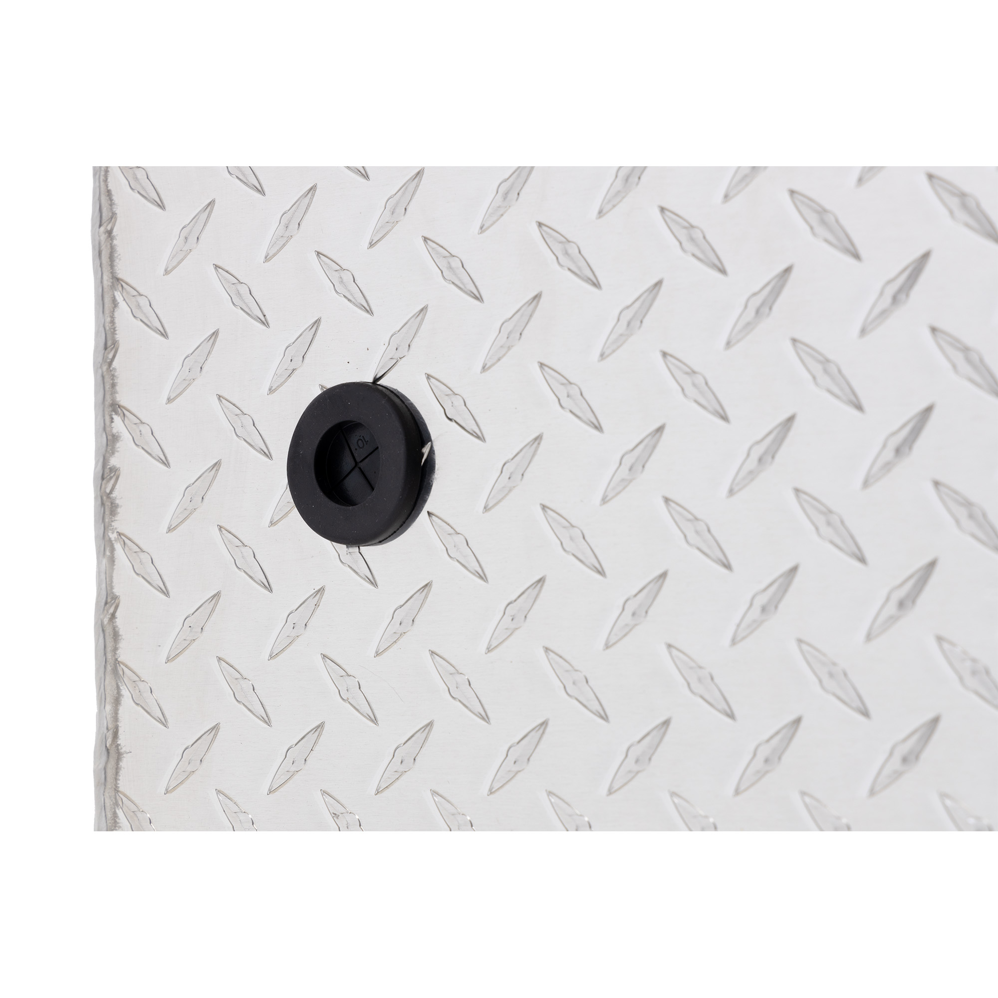 WEATHER GUARD 15 cu ft Aluminum Saddle Tool Box 123-0-04, Full Deep Clear Finish, Tamper Resistant Push Button Lock thumbnail 5