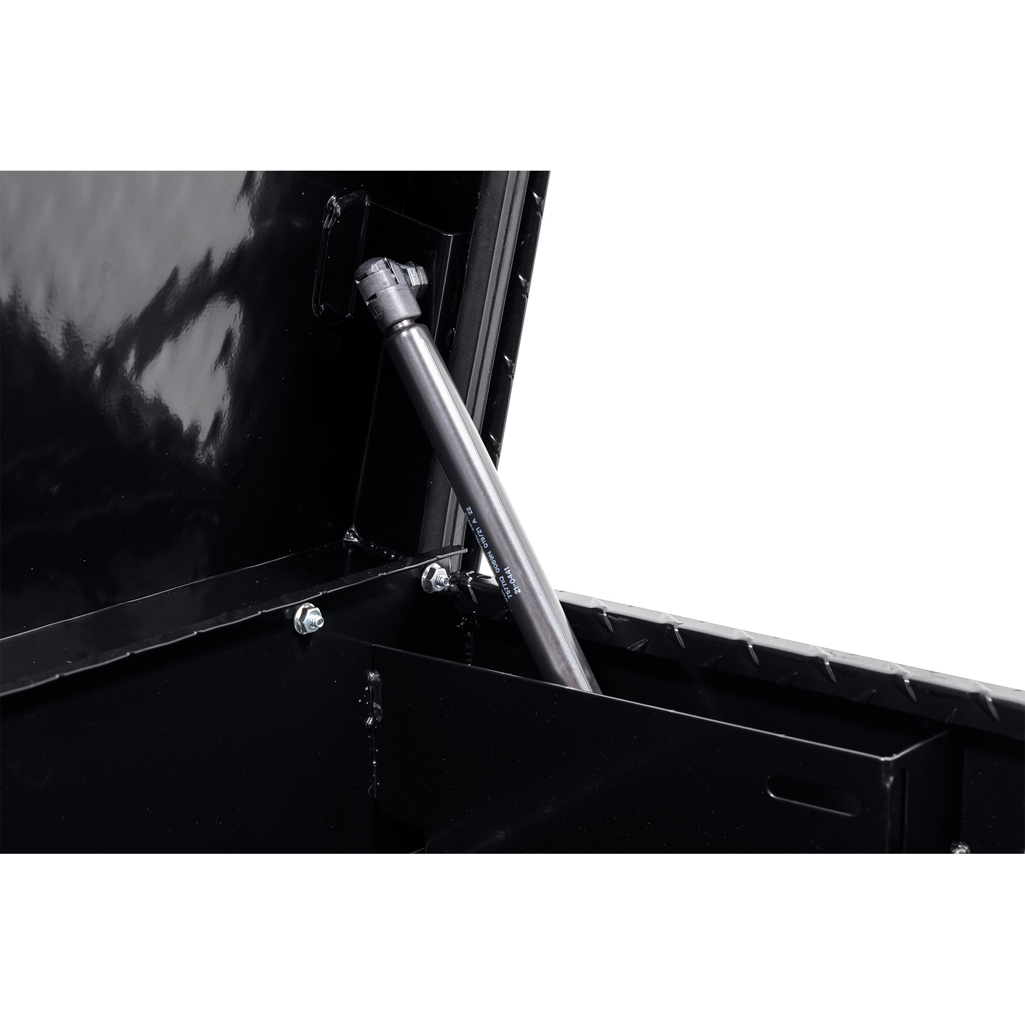 WEATHER GUARD 180-5-04 41" Low Profile Lo-Side Truck Tool Box, 3 Cu Ft, Aluminum, Gloss Black thumbnail 2