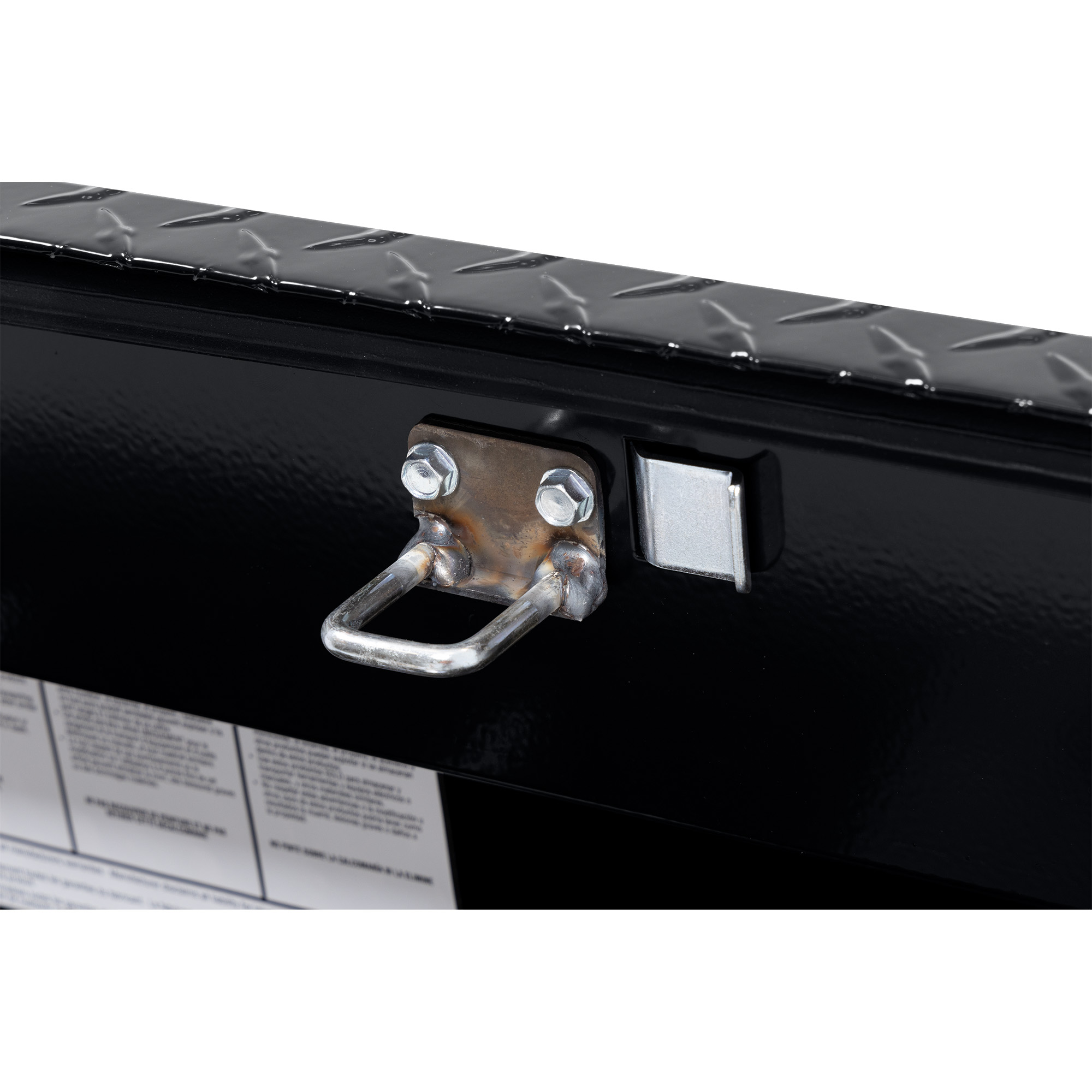 WEATHER GUARD 180-5-04 41" Low Profile Lo-Side Truck Tool Box, 3 Cu Ft, Aluminum, Gloss Black thumbnail 4
