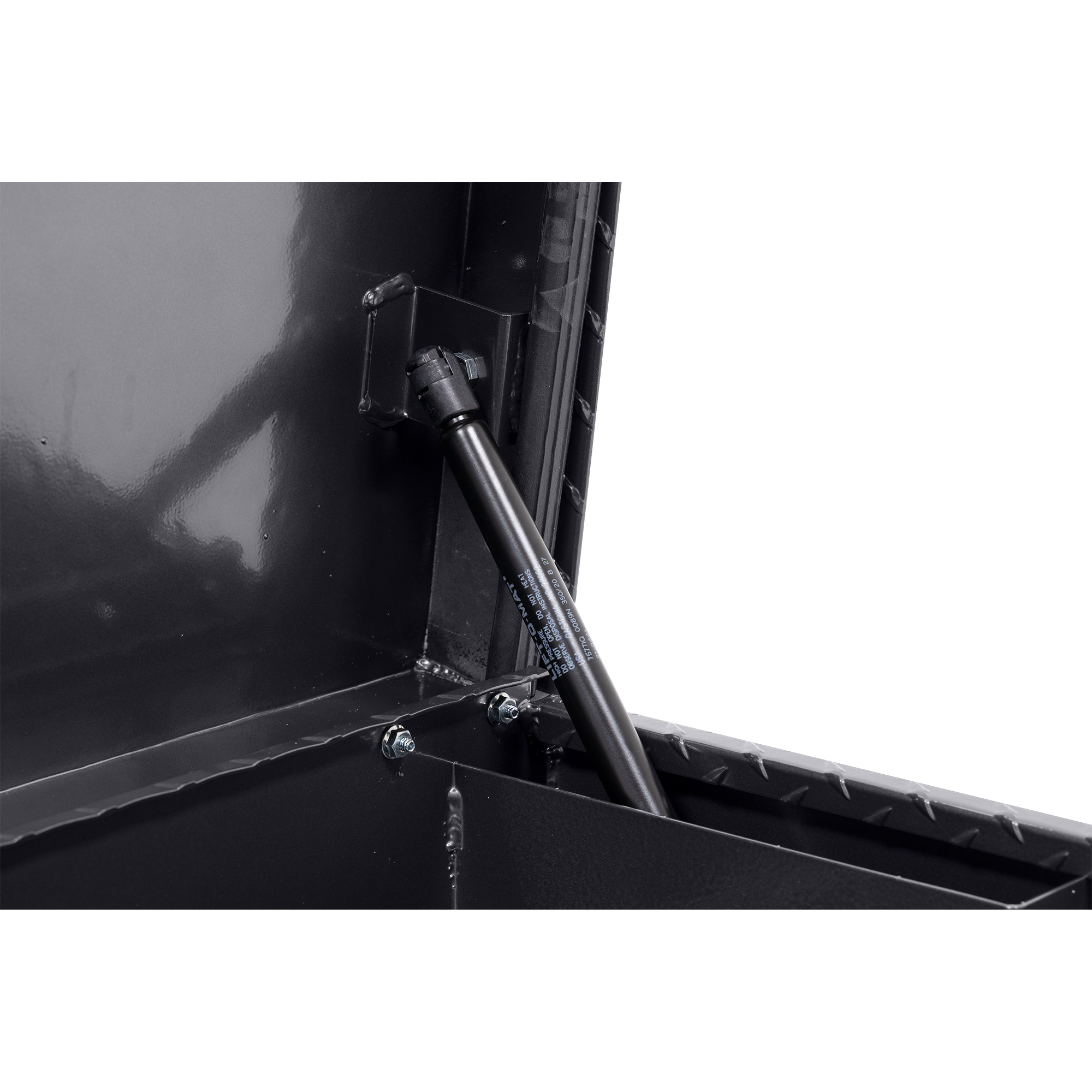 Weather Guard 178-6-04 56" Low Profile Lo-Side Truck Tool Box, 4 Cu Ft Aluminum, Gunmetal Gray thumbnail 2