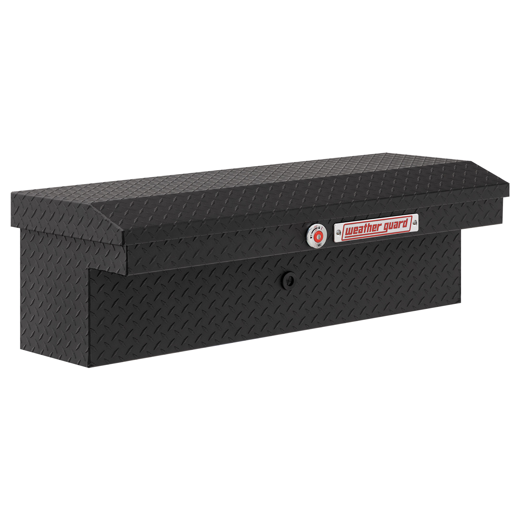 WEATHER GUARD 180-52-04 41" Lo-Side Truck Tool Box, 3 cu ft Aluminum, Textured Matte Black, High Security Lock thumbnail 8