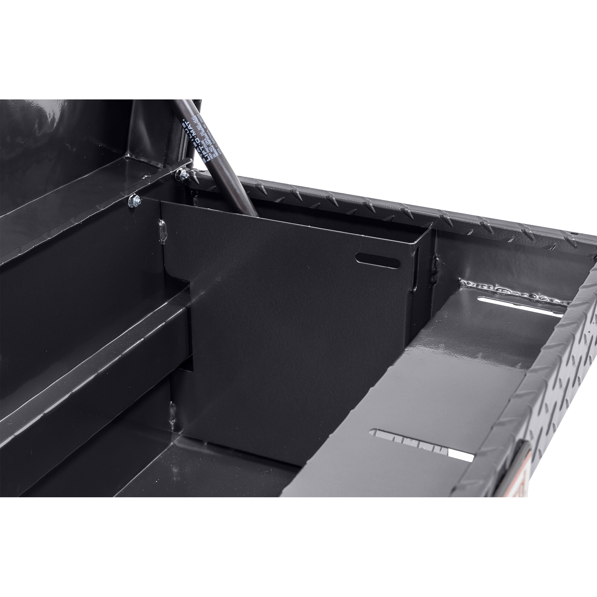 WEATHER GUARD 180-6-04 41" Low Profile Lo-Side Truck Tool Box, 3 Cu Ft, Aluminum, Gunmetal Gray thumbnail 3