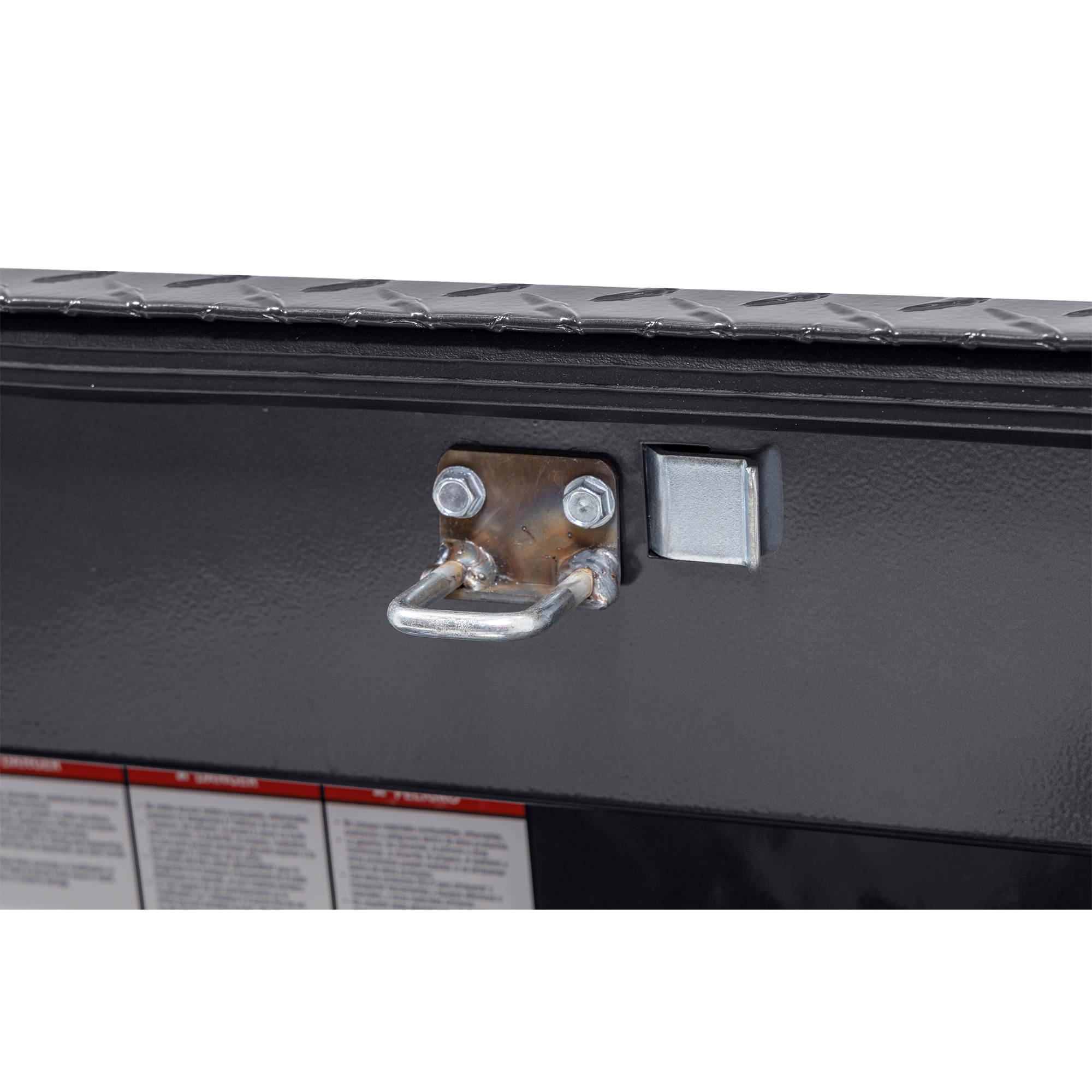 WEATHER GUARD 180-6-04 41" Low Profile Lo-Side Truck Tool Box, 3 Cu Ft, Aluminum, Gunmetal Gray thumbnail 4