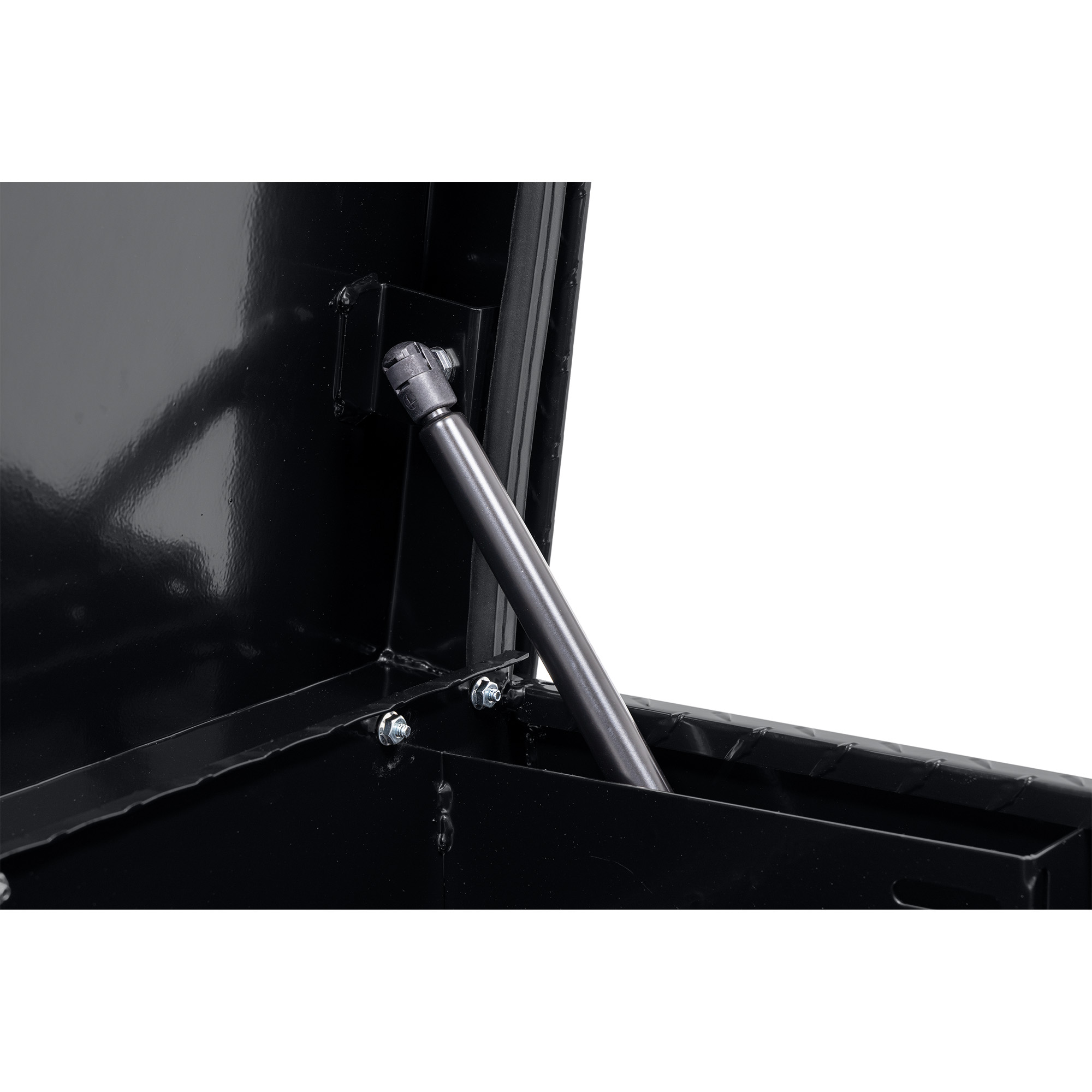 WEATHER GUARD 178-5-04 56" Low Profile Lo-Side Truck Tool Box, 4 cu ft Aluminum, Gloss Black thumbnail 2