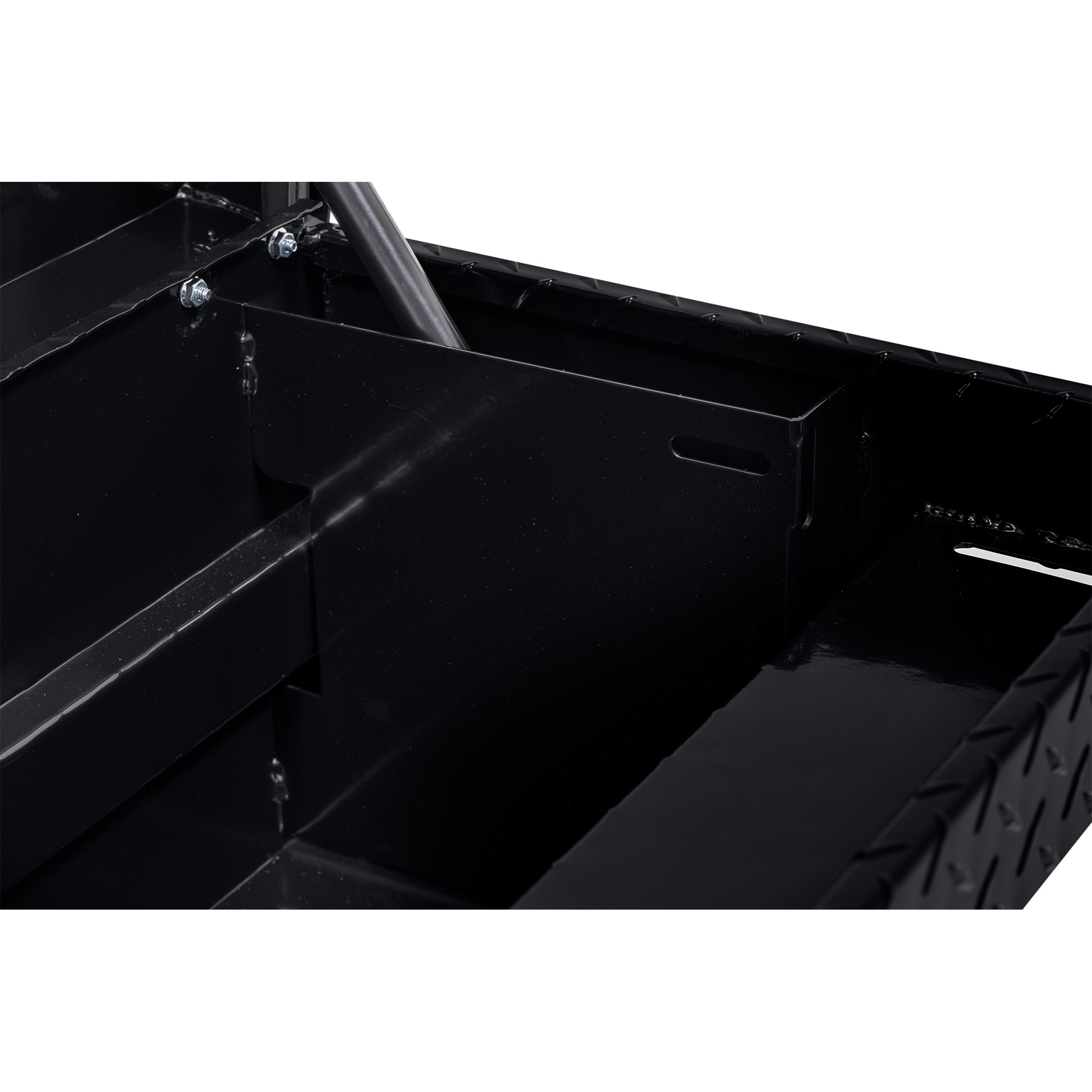 WEATHER GUARD 178-5-04 56" Low Profile Lo-Side Truck Tool Box, 4 cu ft Aluminum, Gloss Black thumbnail 3
