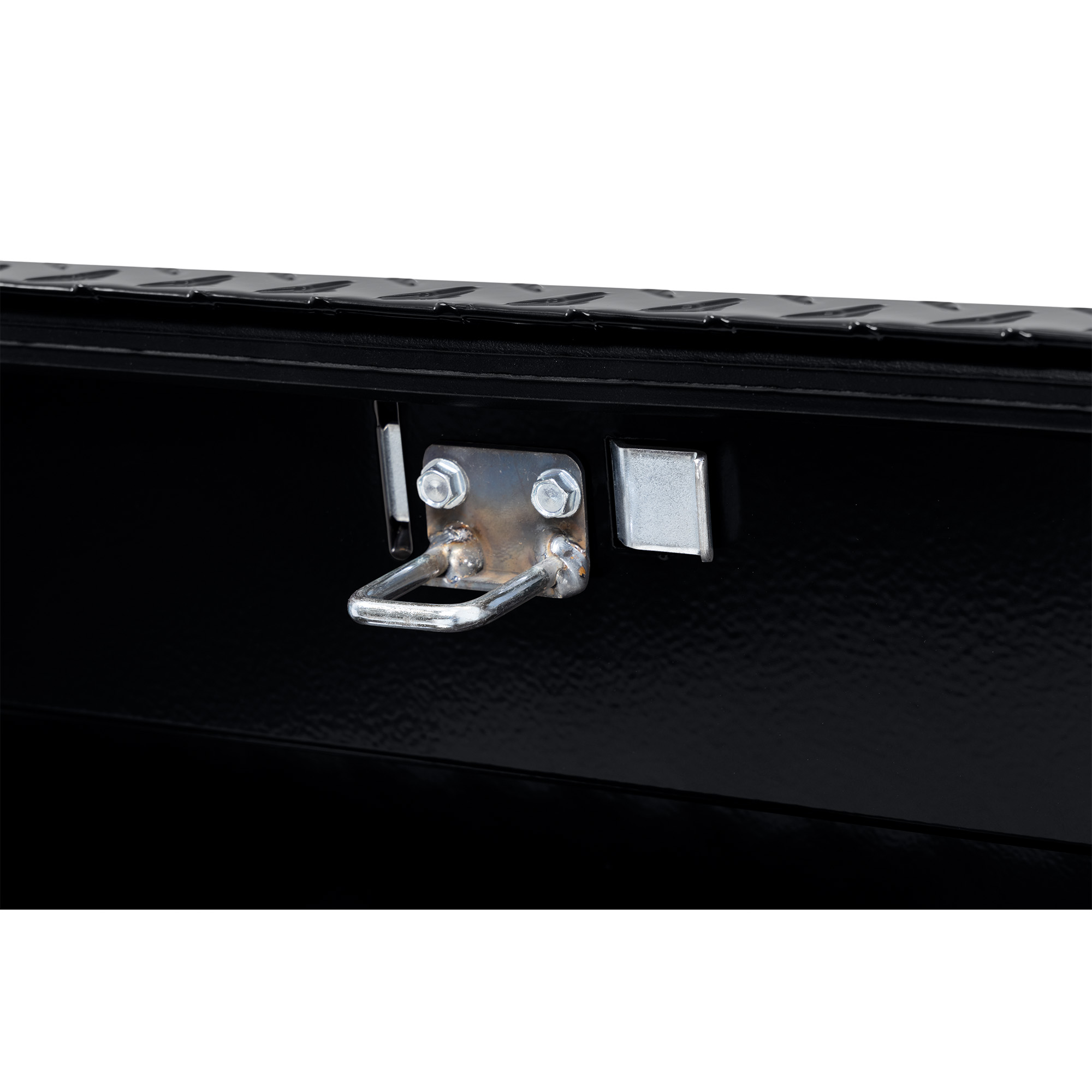 WEATHER GUARD 178-5-04 56" Low Profile Lo-Side Truck Tool Box, 4 cu ft Aluminum, Gloss Black thumbnail 4