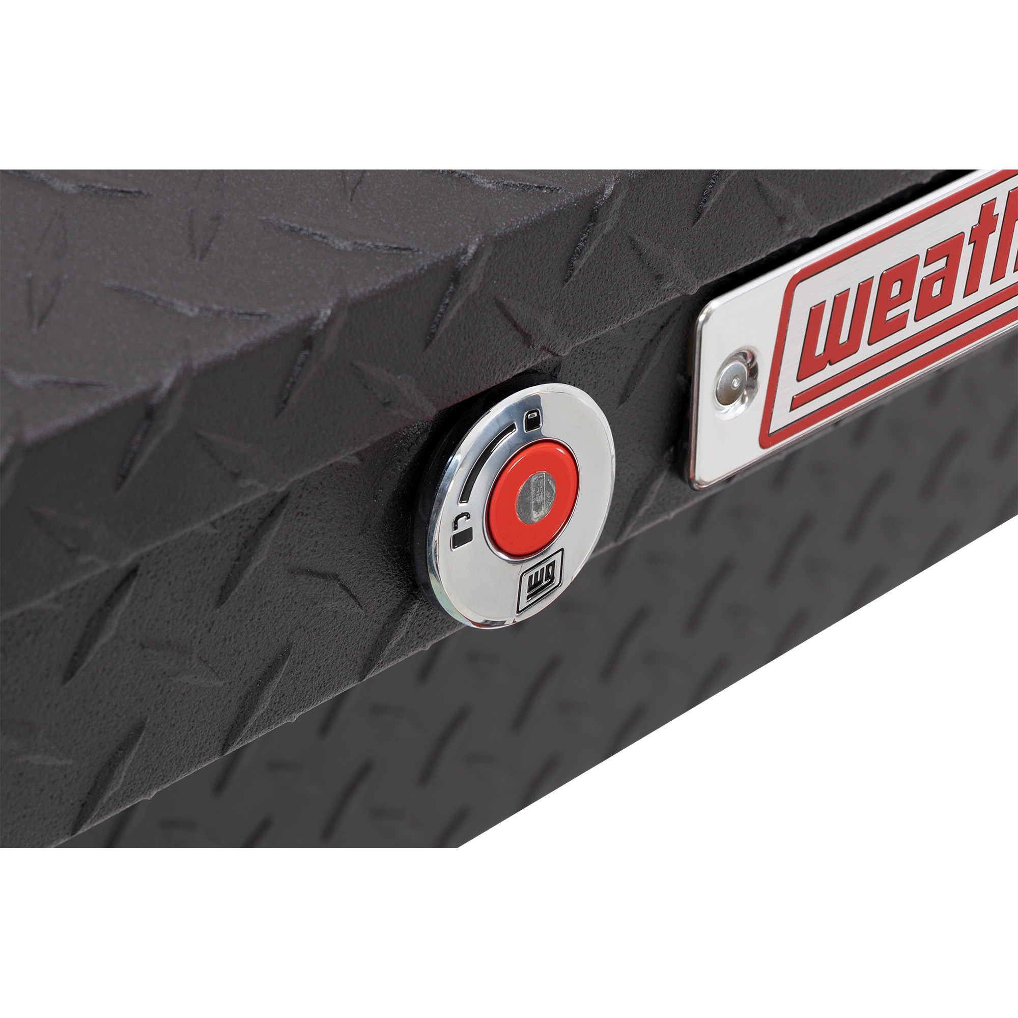 WEATHER GUARD 178-5-04 56" Low Profile Lo-Side Truck Tool Box, 4 cu ft Aluminum, Gloss Black thumbnail 12