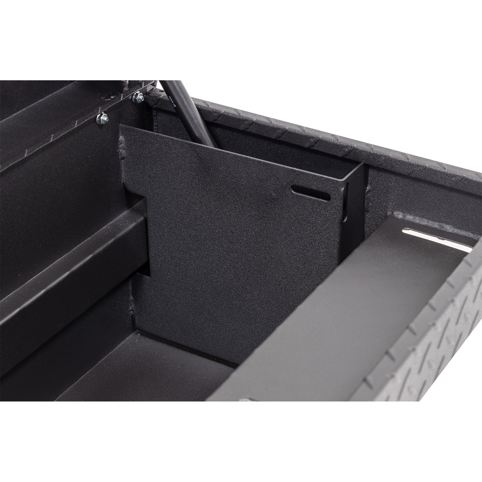 WEATHER GUARD 178-5-04 56" Low Profile Lo-Side Truck Tool Box, 4 cu ft Aluminum, Gloss Black thumbnail 14